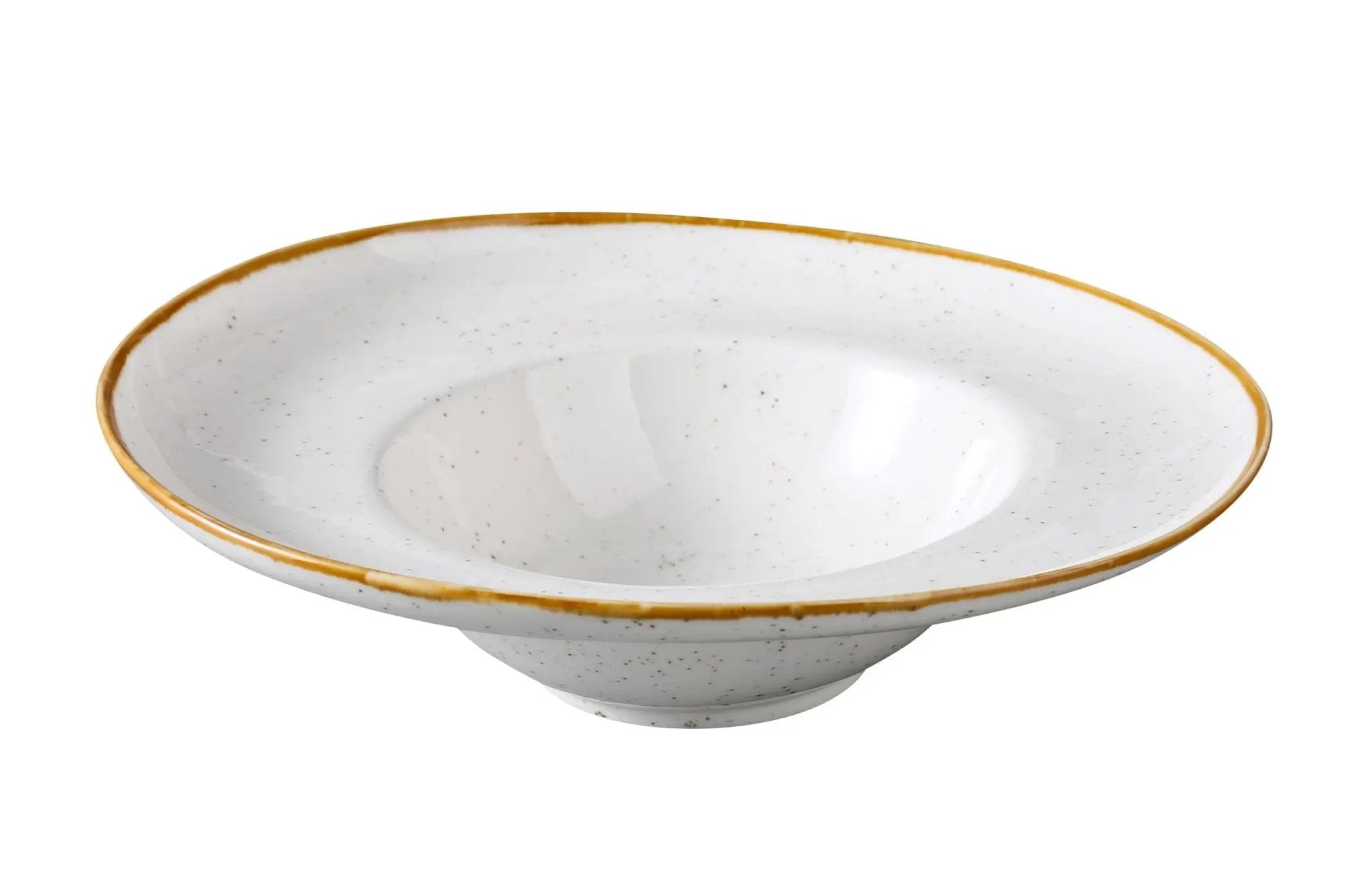 Yanco GL - 309 Glory Chinaware 9 - 1/2" x 8 - 1/4" x 2 - 3/4" Soup Plate 10 Oz.