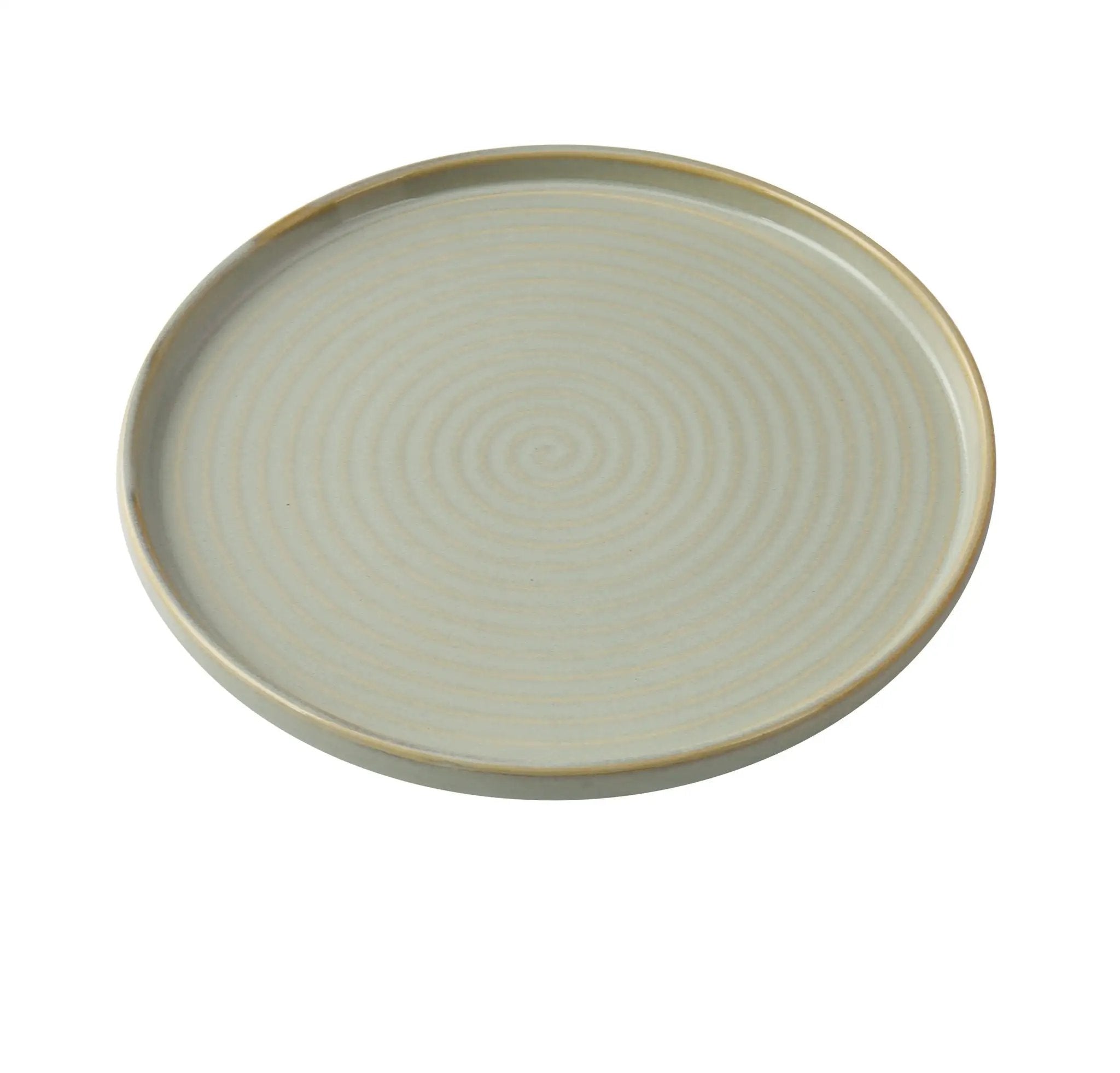 Yanco GO-107 Golden Coast Chinaware 7 1/4"X 3/4" ROUND PLATE WITH UPRIGHT RIM by Yanco (yanco-go-107-golden-coast-chinaware-7-1-4x-3-4-round-plate-with-upright-rim)