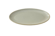 Yanco GO-310 Golden Coast Chinaware 10" X 6 1/4" X 7/8" Oval Plate Product Image