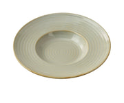 Yanco GO-410 Golden Coast Chinaware 10 1/2" X 5 3/4" X 1 3/4" PASTA/SALAD BOWL 10 OZ by Yanco (yanco-go-410-golden-coast-chinaware-10-1-2-x-5-3-4-x-1-3-4-pasta-salad-bowl-10-oz)