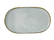 Yanco IB-214 Iris Blue Chinaware 13 5/8" X 7 7/8" X 7/8" COUPE OVAL PLATE by Yanco (yanco-ib-214-iris-blue-chinaware-13-5-8-x-7-7-8-x-7-8-coupe-oval-plate)