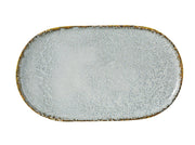 Yanco IB - 215 Iris Blue Chinaware 15 1/2" X 9" X 1" Coupe Oval Plate