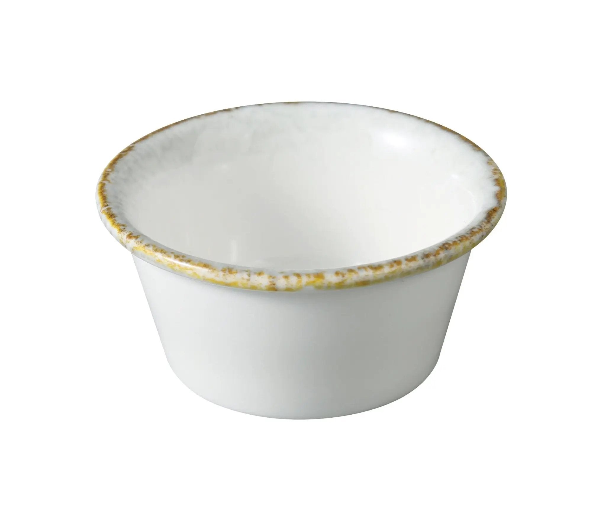 Yanco IB - 303 Iris Blue Chinaware 3 1/8" X 1 1/2" Sauce Dish 3 Oz.