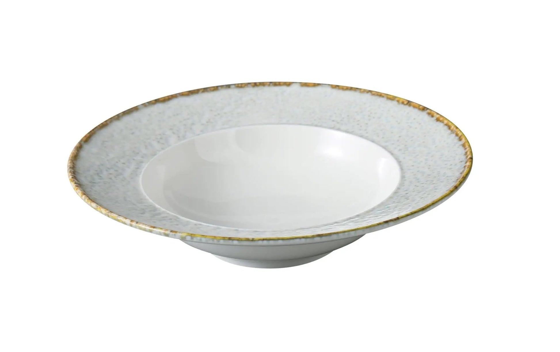 Yanco IB - 408 Iris Blue Chinaware 8 5/8" X 2" Soup Plate 10 Oz.
