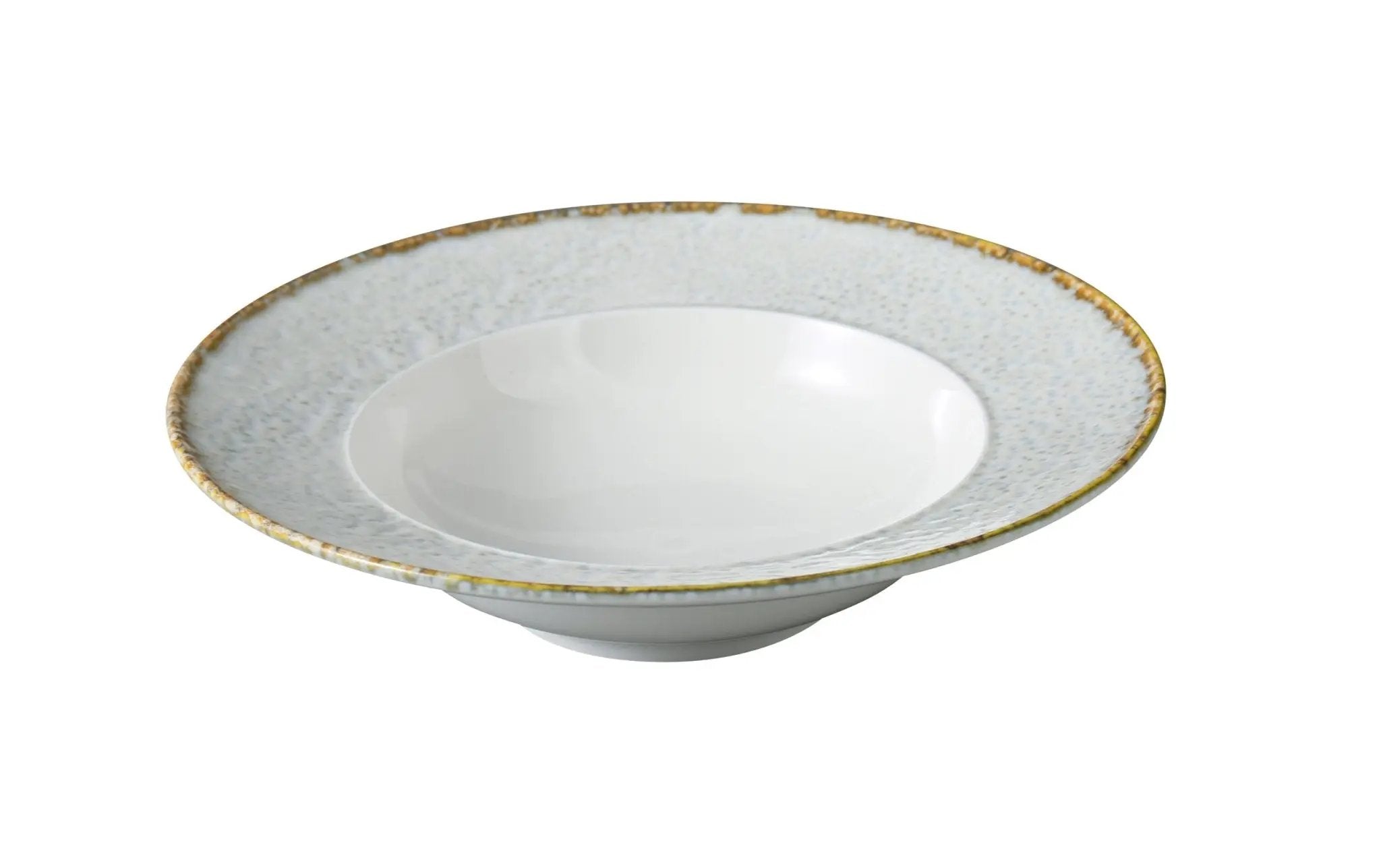 Yanco IB - 408 Iris Blue Chinaware 8 5/8" X 2" Soup Plate 10 Oz.