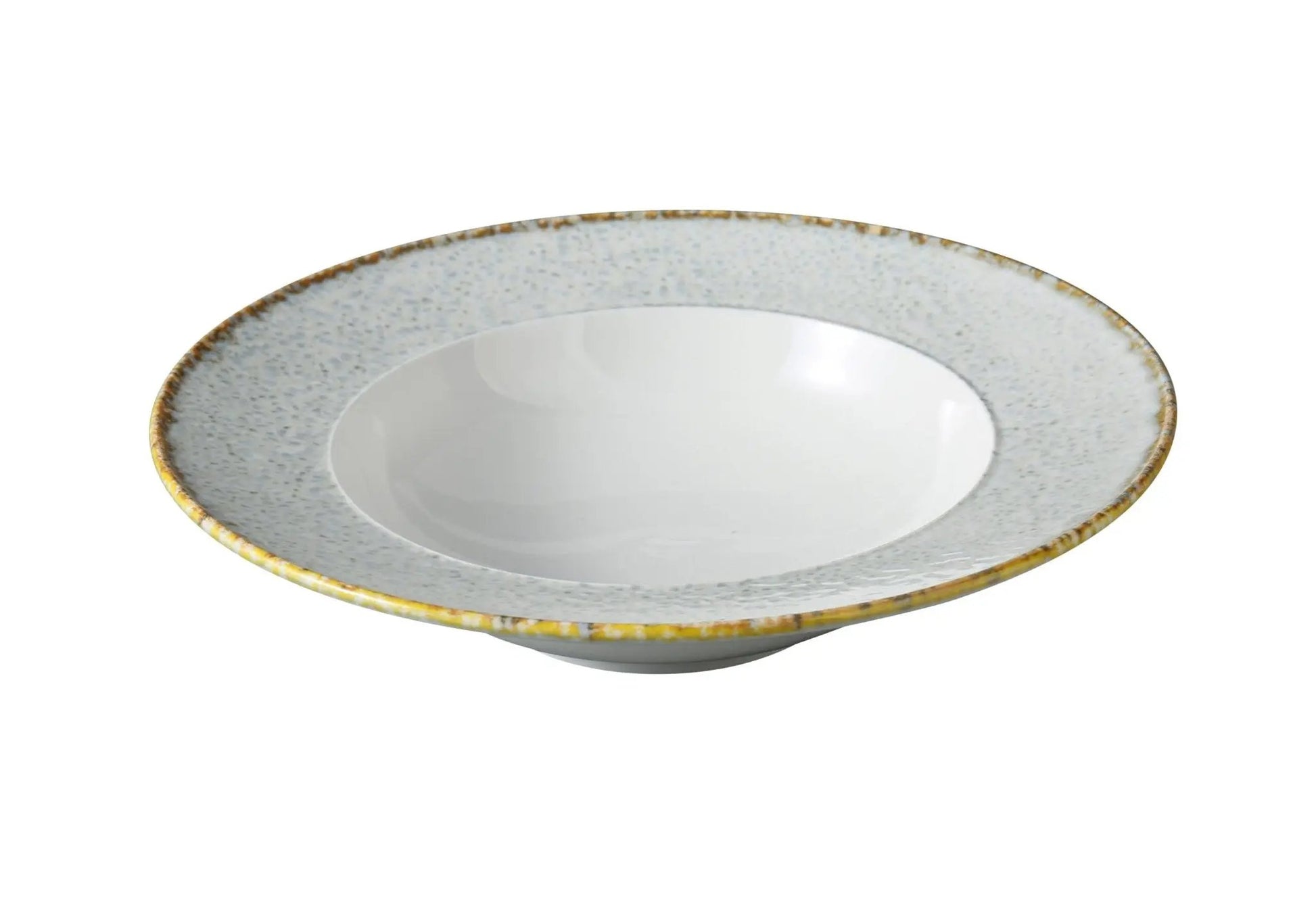 Yanco IB - 410 Iris Blue Chinaware 10 1/4" X 2 1/4" Soup/Pasta Plate 20 Oz.