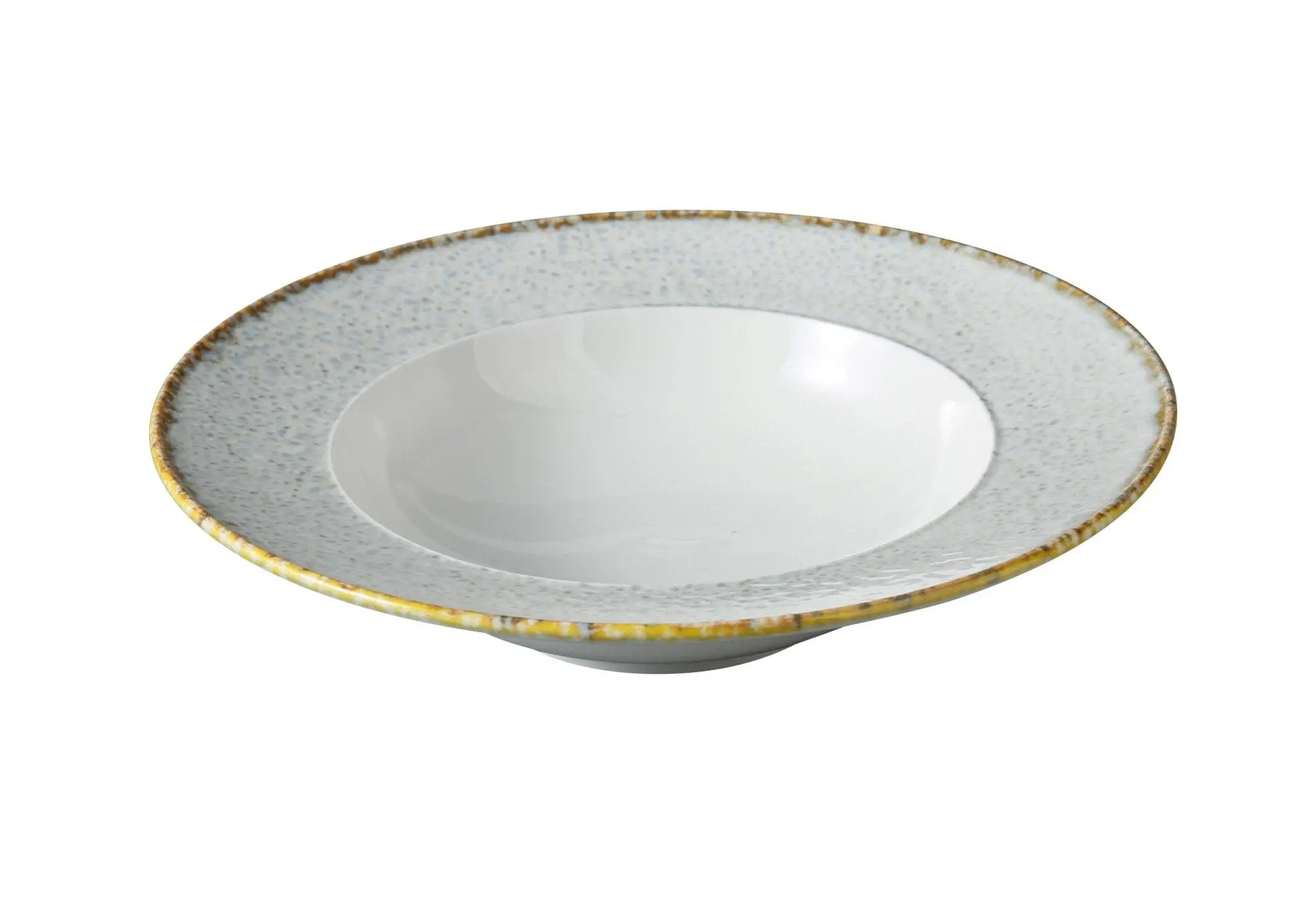 Yanco IB - 410 Iris Blue Chinaware 10 1/4" X 2 1/4" Soup/Pasta Plate 20 Oz.