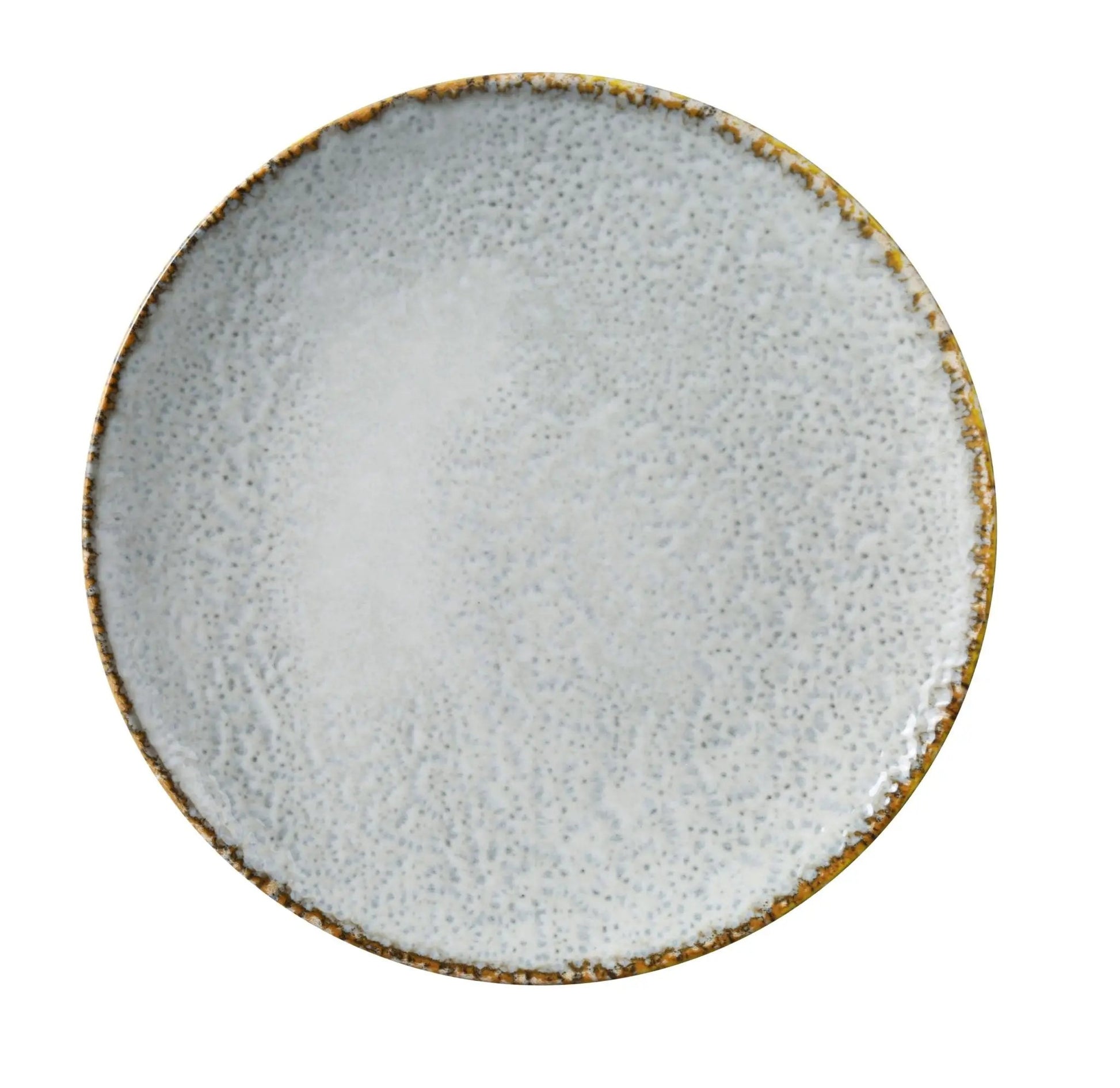Yanco IB - 711 Iris Blue Chinaware 11 1/4" X 1 1/8" Coupe Round Plate