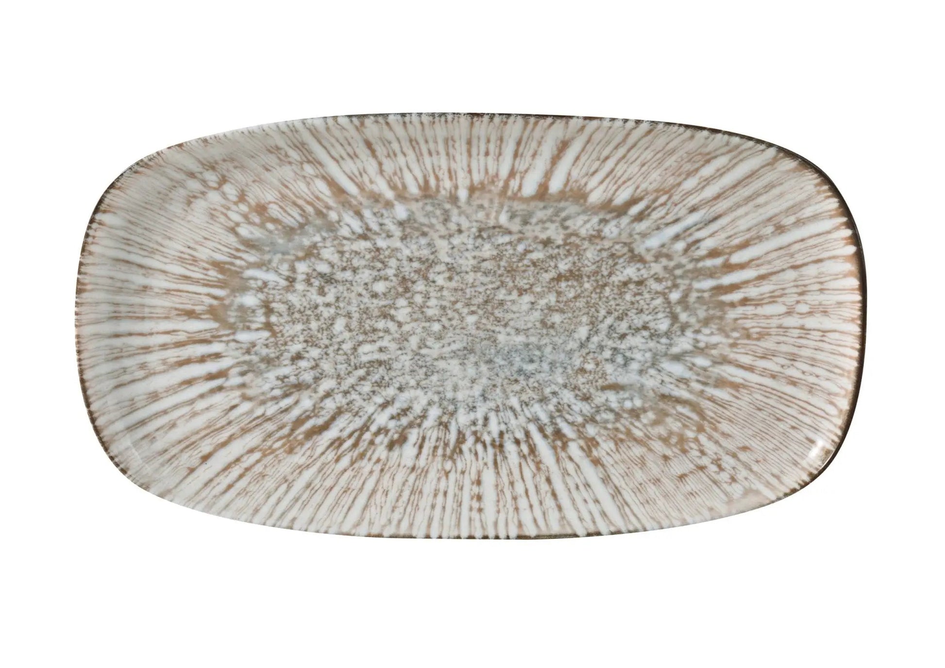 Yanco LE - 213 Legna Chinaware 12 7/8" X 7" X 1" Coupe Oval Plate