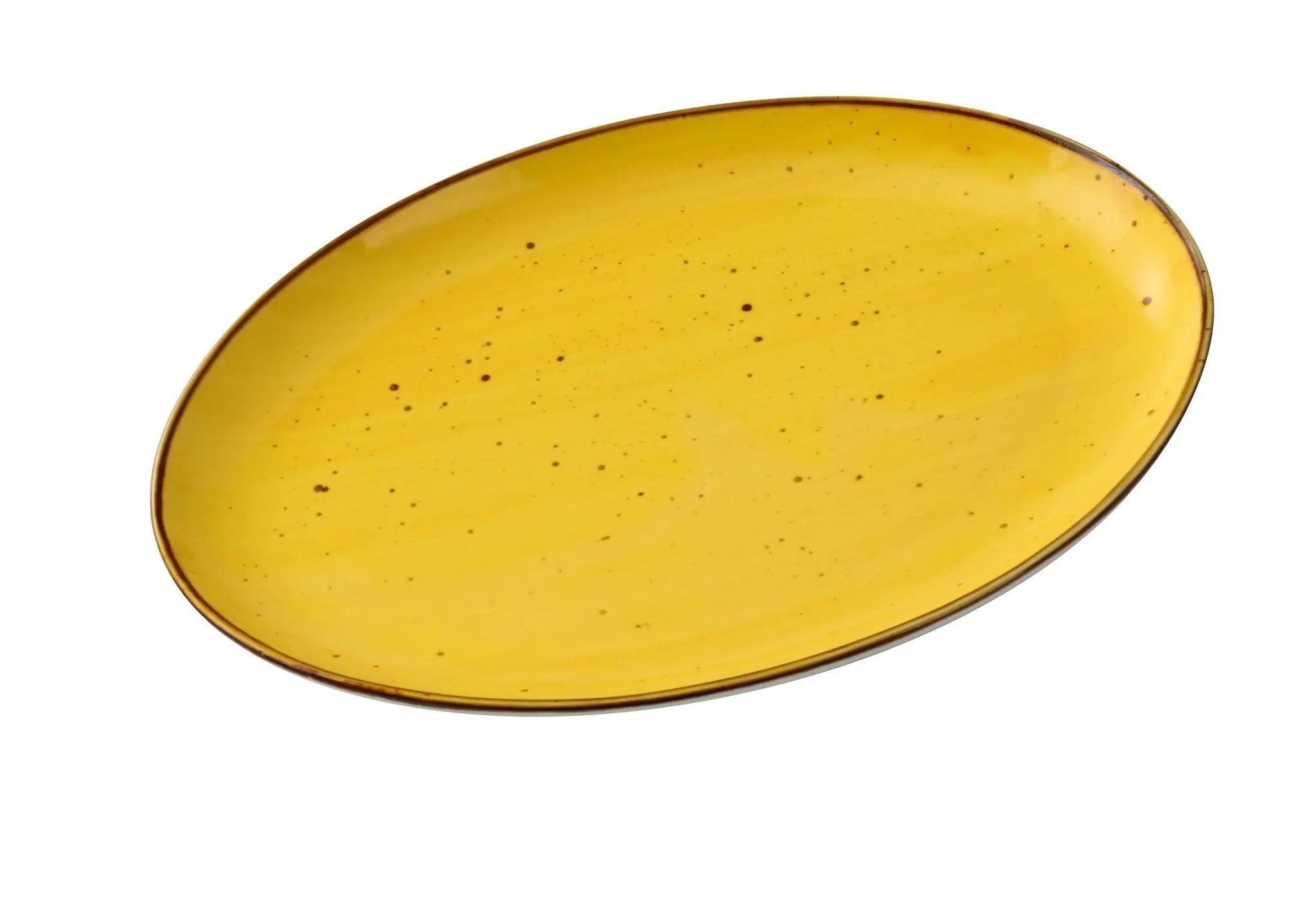 Yanco LY-2110YL Lyon-Yellow Chinaware 10 X 7" X 1" COUPE PLATTER YELLOW by Yanco (yanco-ly-2110yl-lyon-yellow-chinaware-10-x-7-x-1-coupe-platter-yellow)