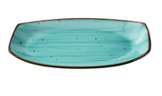 Yanco LY-215TQ Lyon-Turquoise Chinaware 15" X 8 1/2" X 1 5/8" RECTANGULAR PLATE TURQUOISE by Yanco (yanco-ly-215tq-lyon-turquoise-chinaware-15-x-8-1-2-x-1-5-8-rectangular-plate-turquoise)