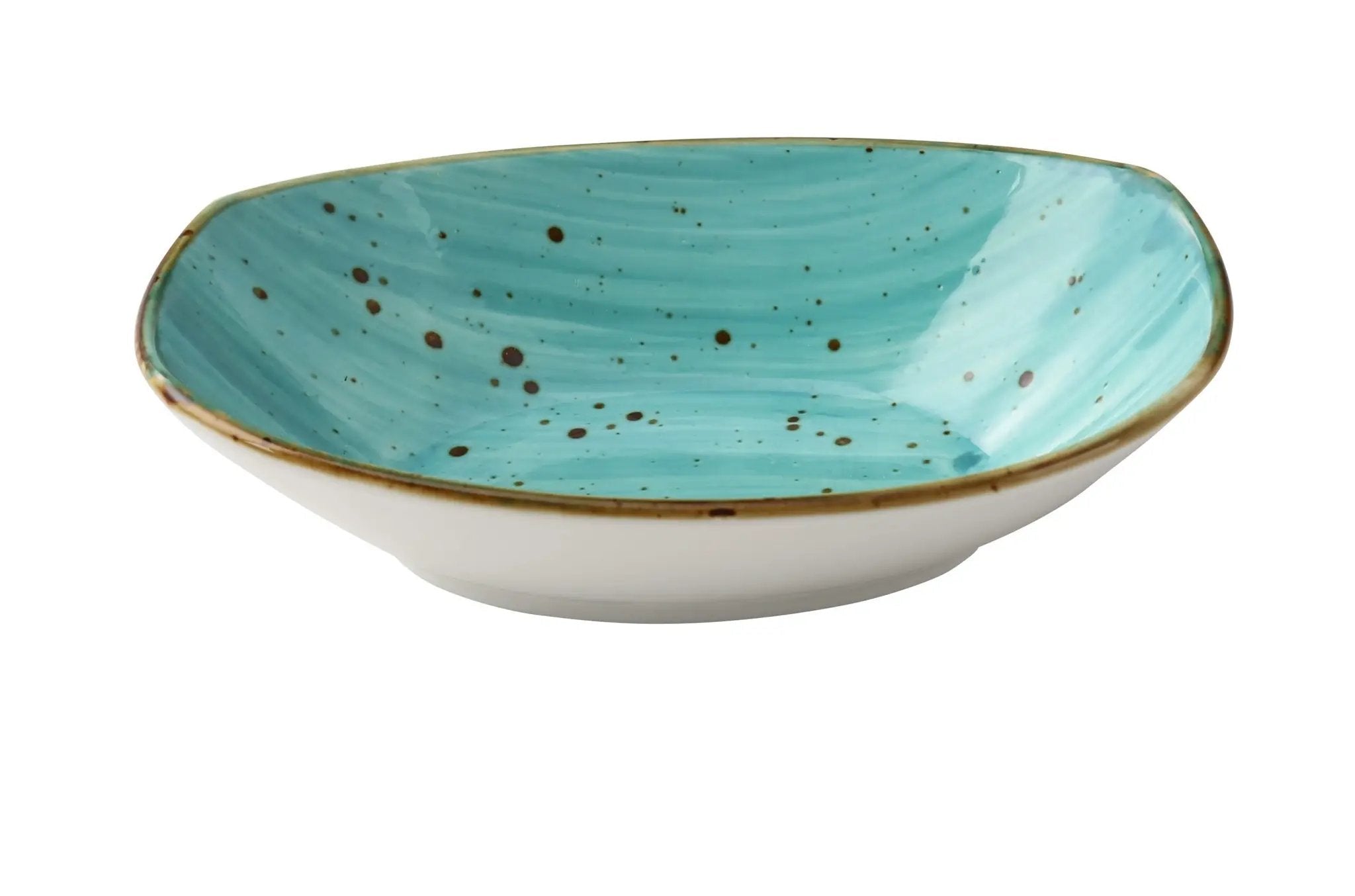 Yanco LY-405TQ Lyon-Turquoise Chinaware 5 1/2" X 3 3/4" X 1 3/8" Small Oval Dish 5 Oz. Turquoise Product Image
