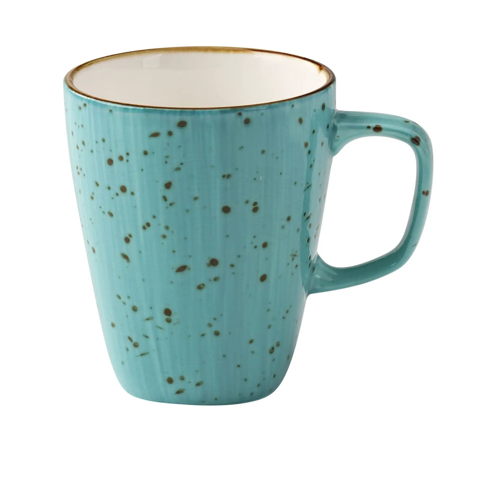 Yanco LY-503TQ Lyon-Turquoise Chinaware 3 1/4" X 4" MUG 10 OZ TURQUOISE by Yanco (yanco-ly-503tq-lyon-turquoise-chinaware-3-1-4-x-4-mug-10-oz-turquoise)