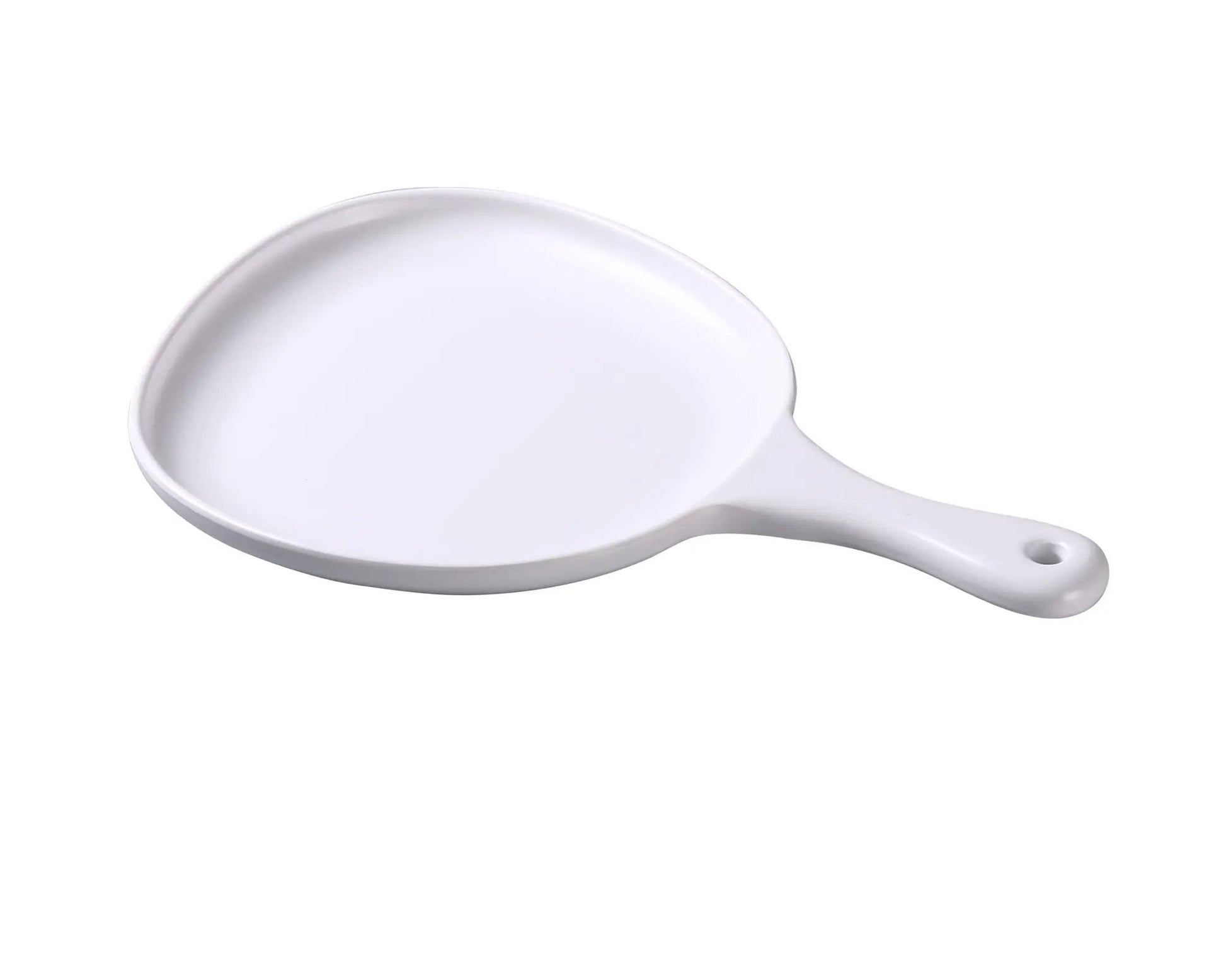 Yanco MO-810 Moderne Melamine 12" X 8" X 1" PAN PLATE WITH HANDLE by Yanco (yanco-mo-810-moderne-melamine-12-x-8-x-1-pan-plate-with-handle)