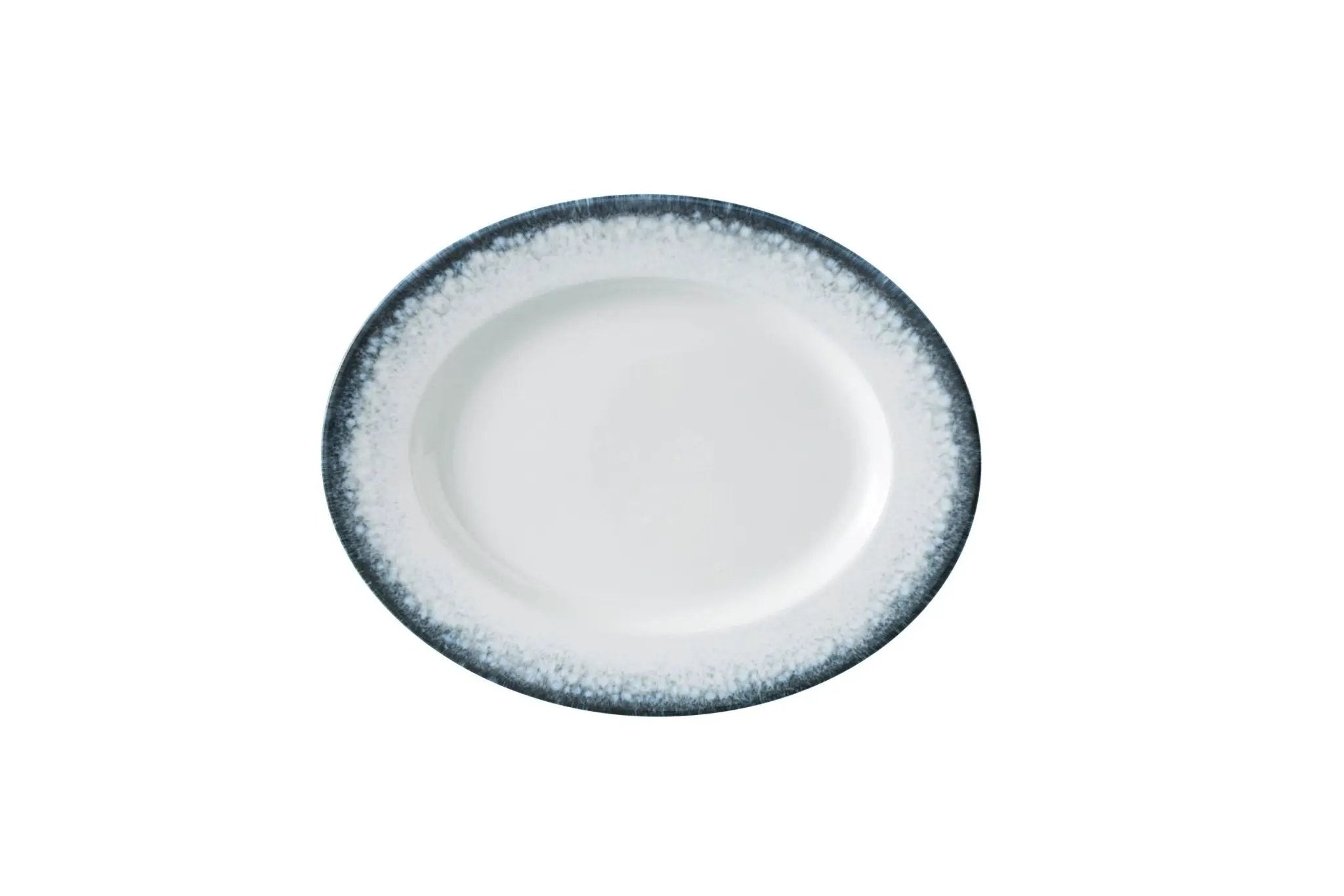 Yanco MR - 210 Mars Chinaware 10" X 7 - 7/8" X 1" Oval Plate