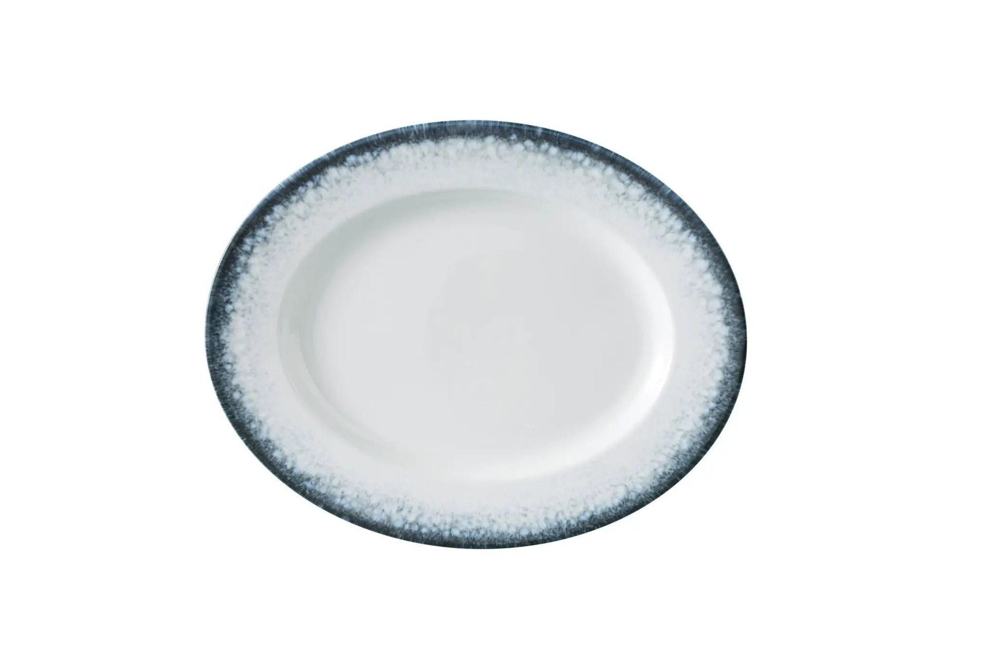 Yanco MR - 212 Mars Chinaware 12" X 9 1/2" X 1" OVAL PLATE