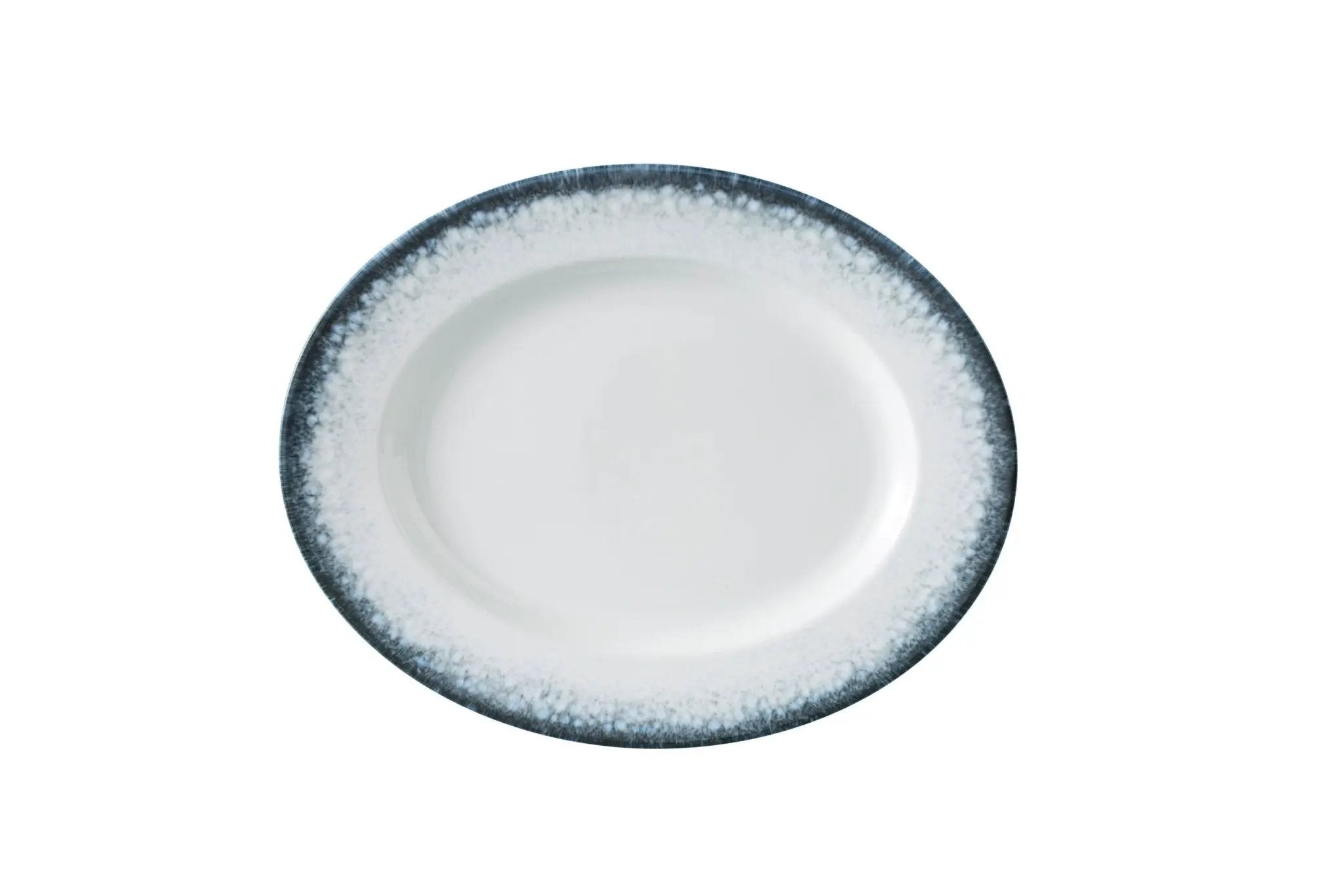 Yanco MR - 212 Mars Chinaware 12" X 9 1/2" X 1" OVAL PLATE
