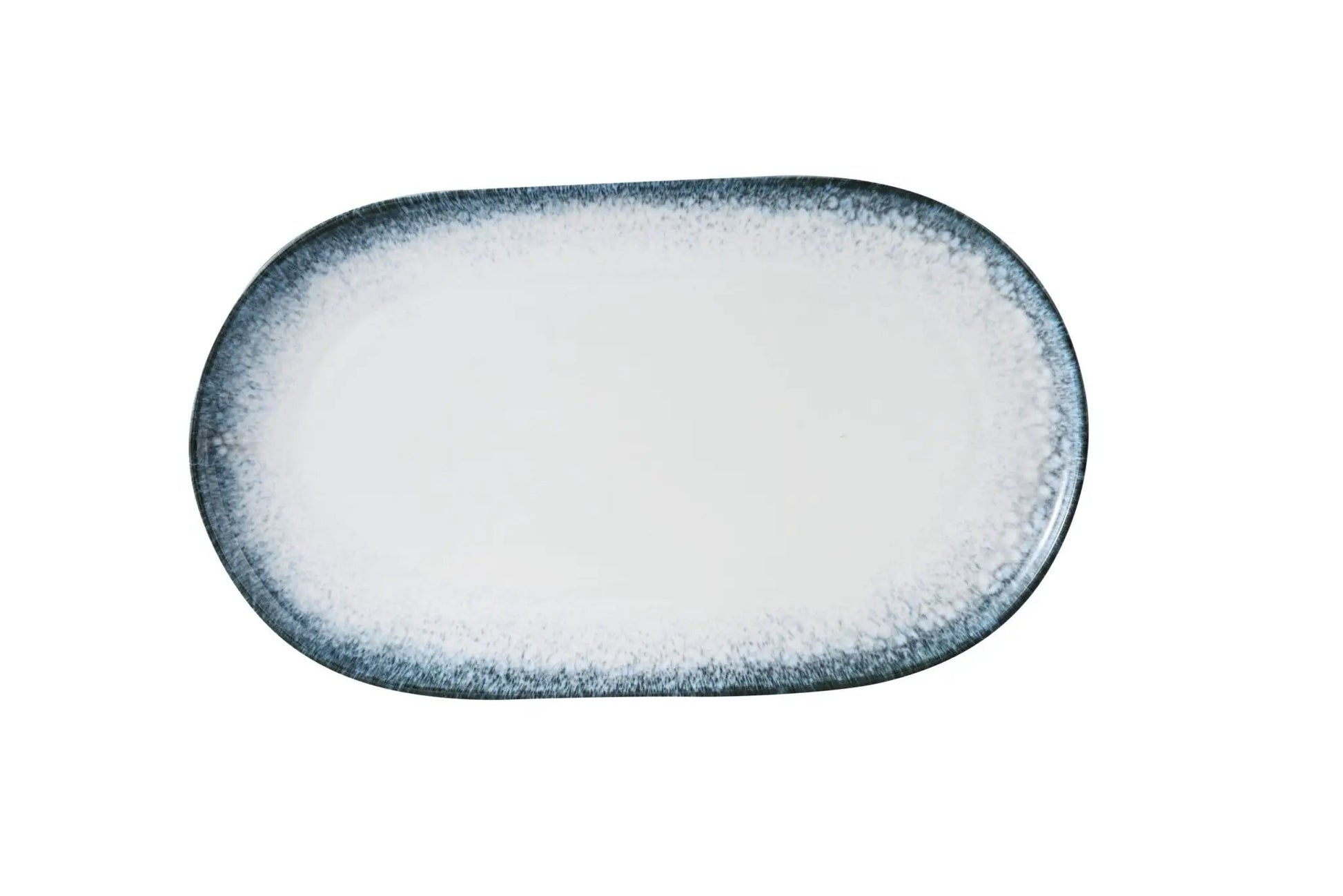 Yanco MR - 214 Mars Chinaware 13 - 5/8" X 7 - 7/8" X 7/8" COUPE OVAL PLATE