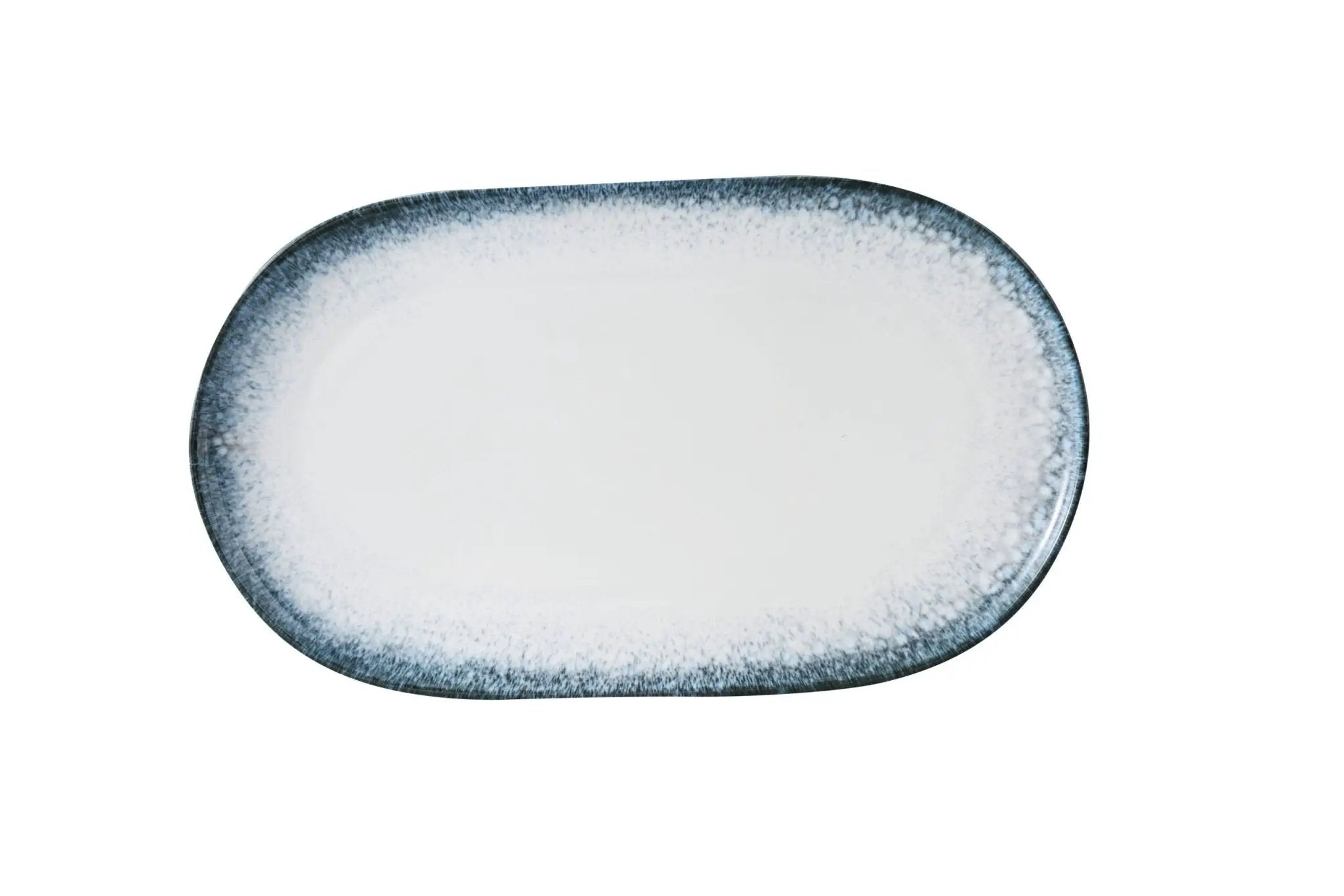 Yanco MR - 214 Mars Chinaware 13 - 5/8" X 7 - 7/8" X 7/8" COUPE OVAL PLATE