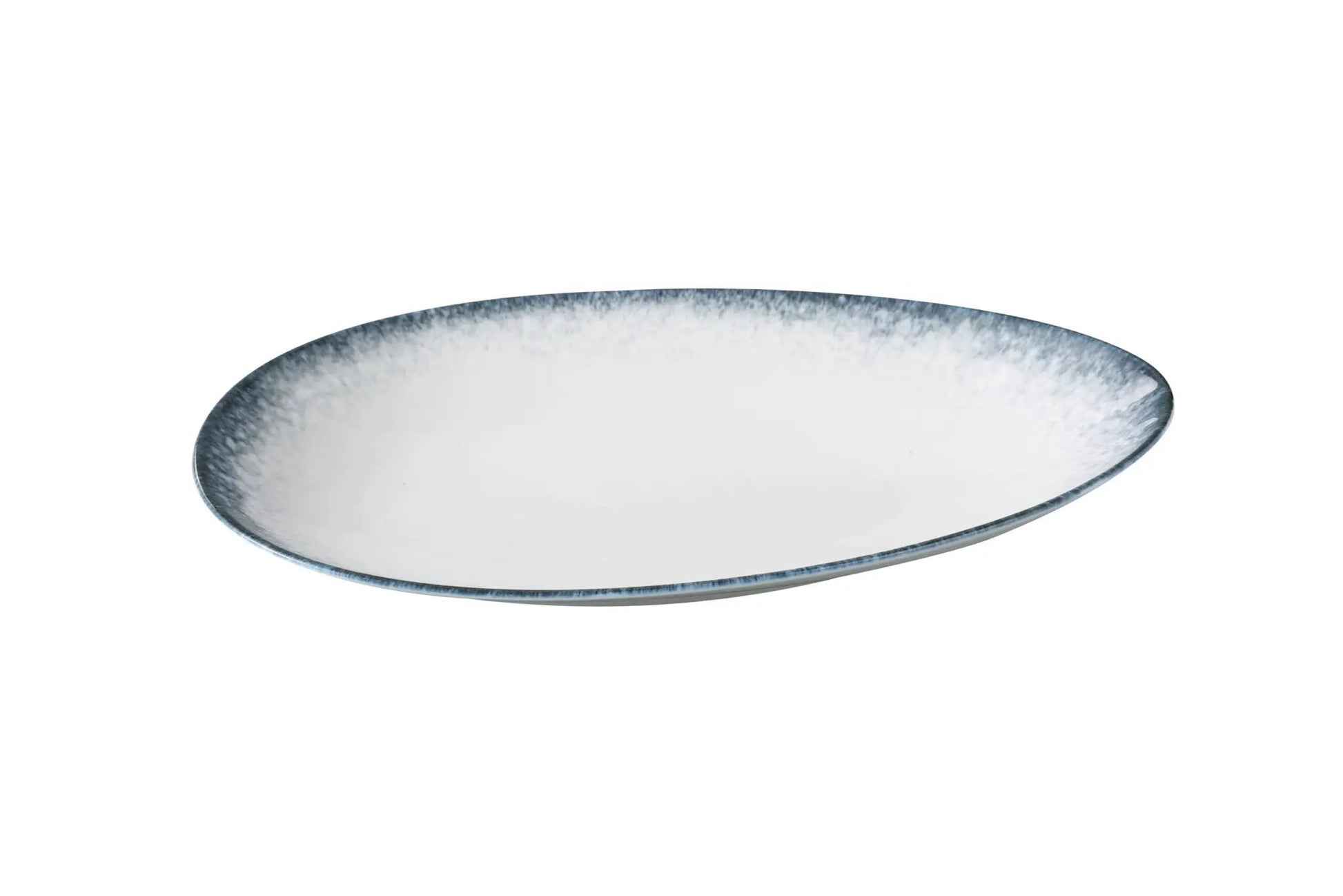 Yanco MR - 313 Mars Chinaware 13 3/4" X 8 1/4" X 2 1/8" DEEP OVAL PLATE