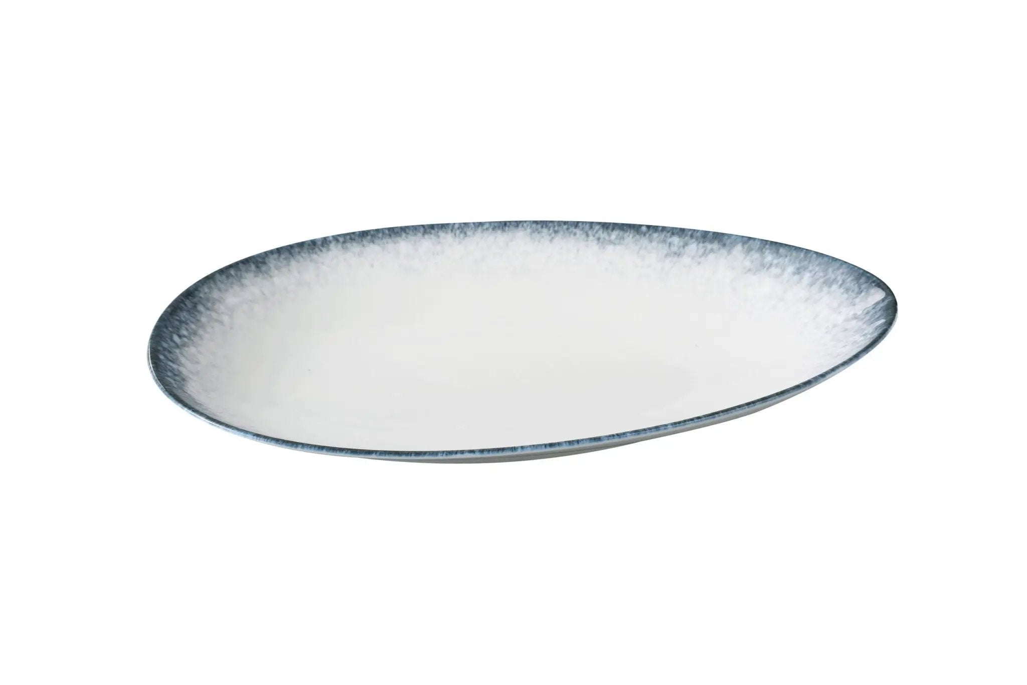 Yanco MR - 313 Mars Chinaware 13 3/4" X 8 1/4" X 2 1/8" DEEP OVAL PLATE