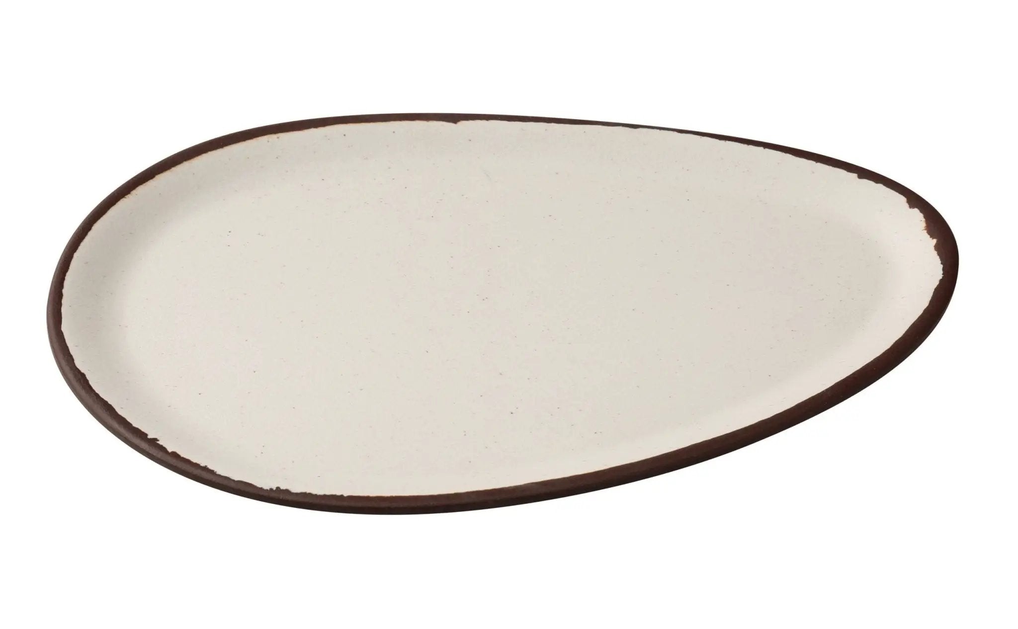Yanco NA - 210 Nature Art Melamine 9 3/4" X 6" X 1/2" Oval Plate
