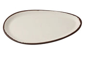 Yanco NA - 214 Nature Art Melamine 14" x 9 - 3/4" x 1/2" OVAL PLATE