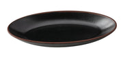 Yanco NA - 310BK Nature Art Melamine 10 - 1/2" x 5 - 1/4" x 1 - 1/2" DEEP OVAL PLATE