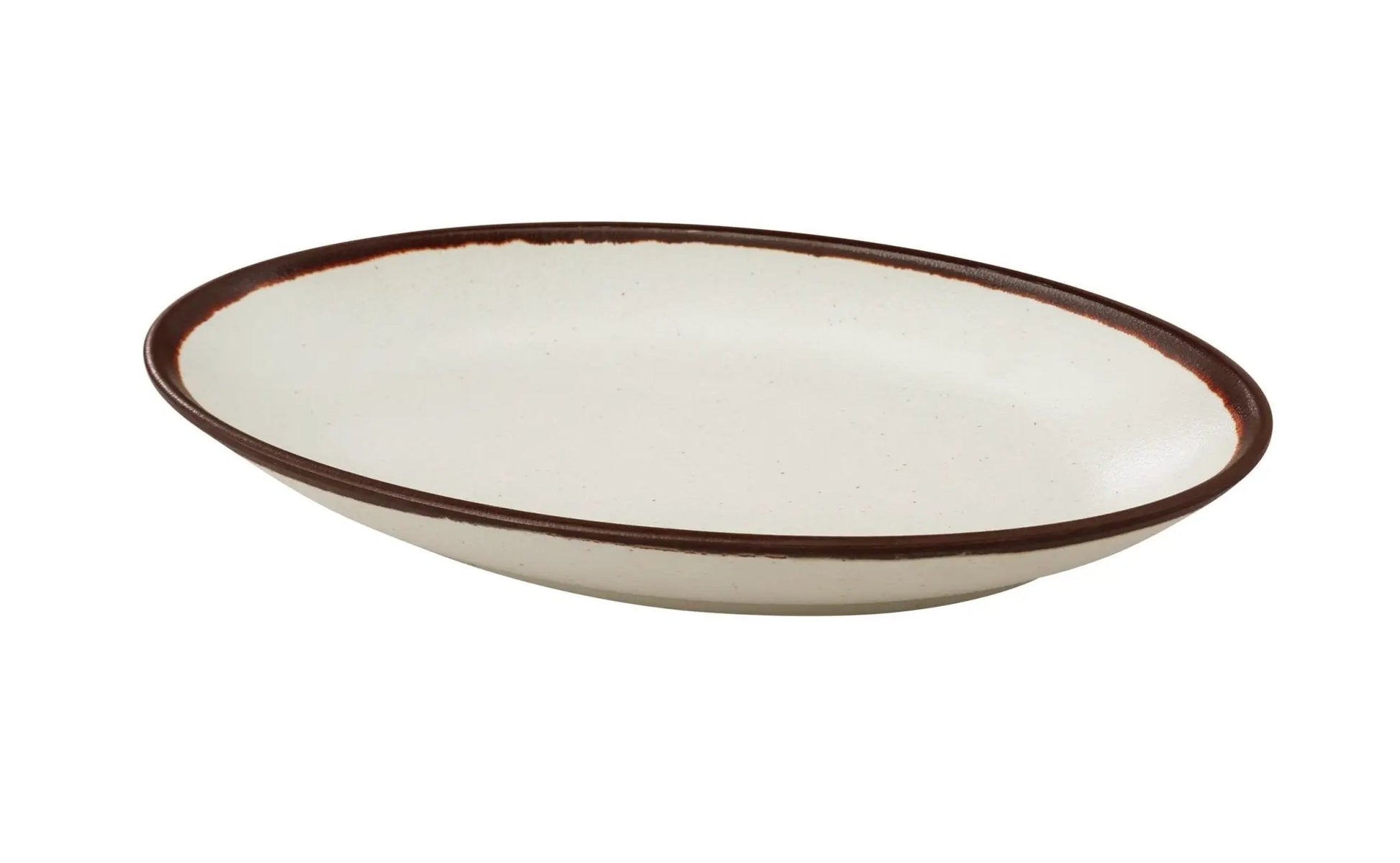 Yanco NA - 312 Nature Art Melamine 12" x 6" x 1 - 3/4" DEEP OVAL PLATE
