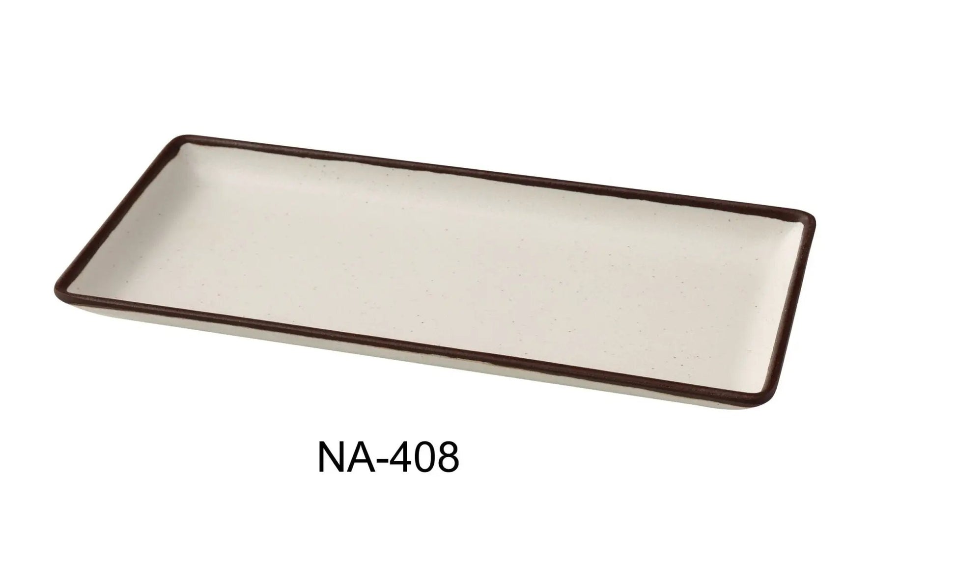 Yanco NA - 408 Nature Art Melamine 8 - 1/2" x 3 - 3/4" x 1/2" RECTANGULAR PLATE