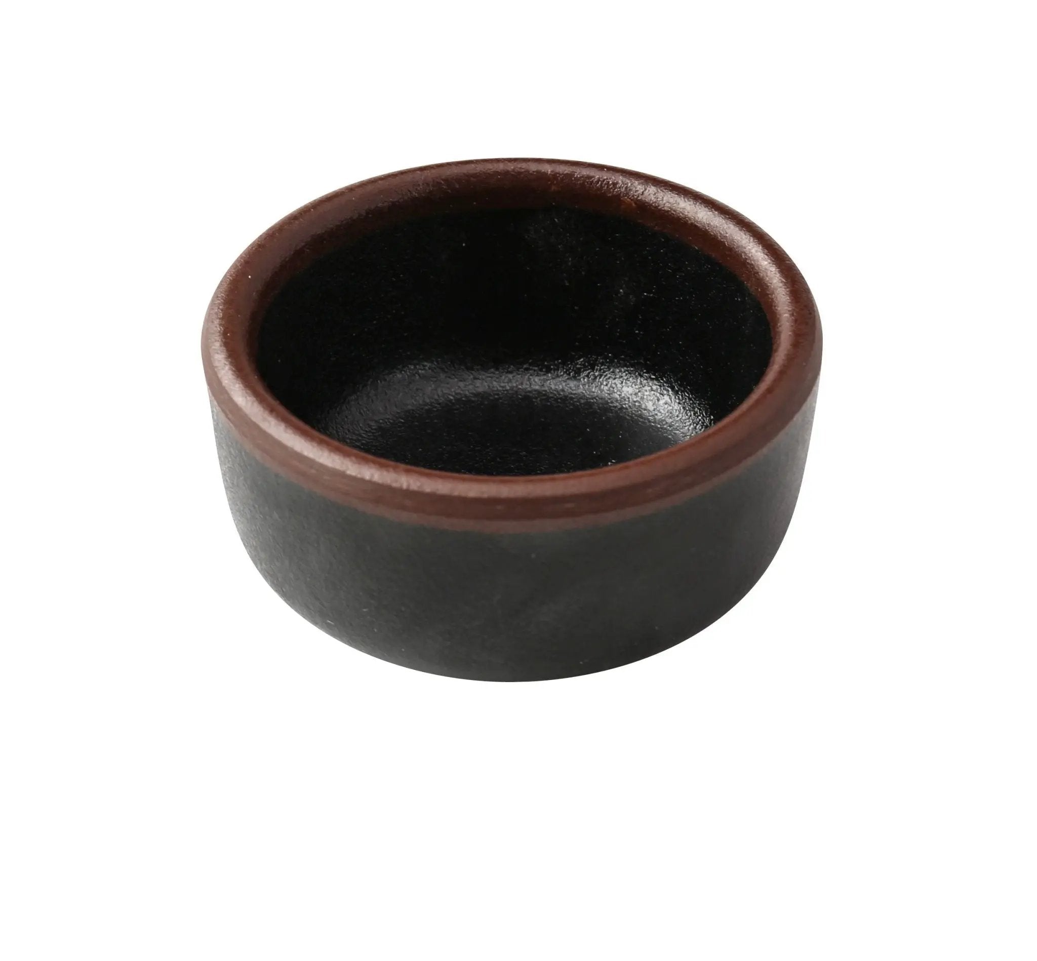 Yanco NA - 5002BK Nature Art Melamine 2 - 1/2" x 1 - 1/4" SAUCE DISH 1.5 oz.