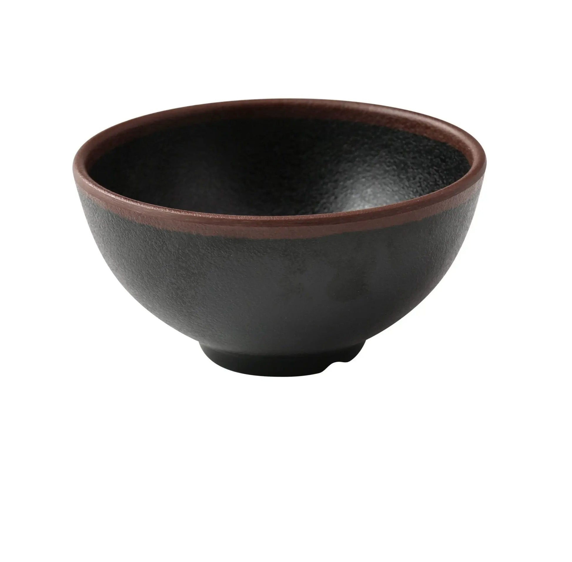 Yanco NA - 504BK Nature Art Melamine 4 1/2" X 2 1/4" Rice Bowl 10 Oz.