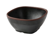 Yanco NA - 505BK Nature Art Melamine 4 1/2" X 2" Square Miso Soup Bowl 10 Oz.