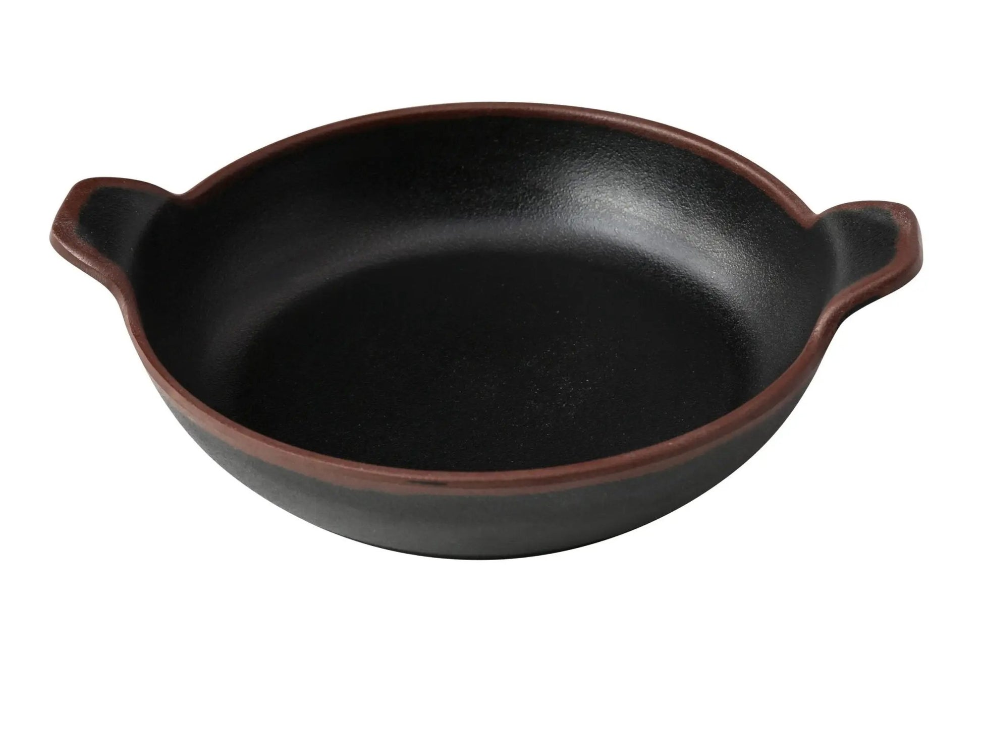 Yanco NA - 509BK Nature Art Melamine 9" X 7 1/2" X 1 3/4" Bowl with Handle 24 Oz.