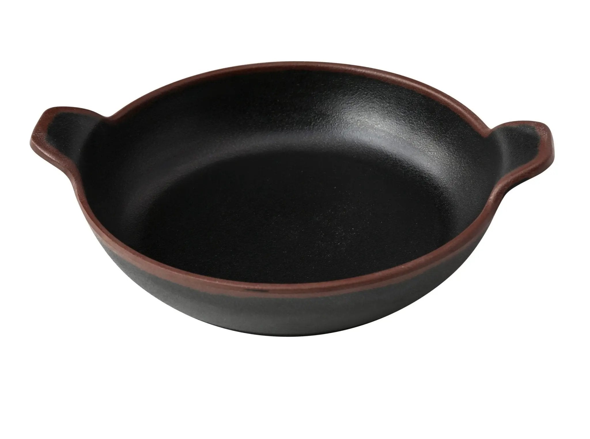 Yanco NA - 509BK Nature Art Melamine 9" X 7 1/2" X 1 3/4" Bowl with Handle 24 Oz.