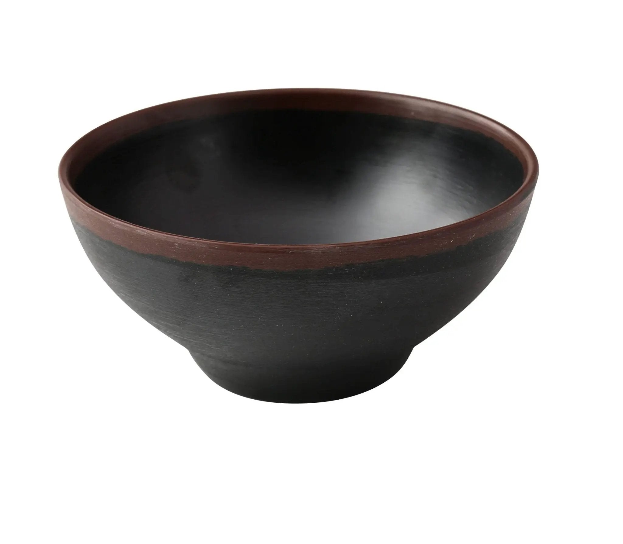 Yanco NA - 606BK Nature Art Melamine 6 1/2" X 3" Bowl 28 Oz.