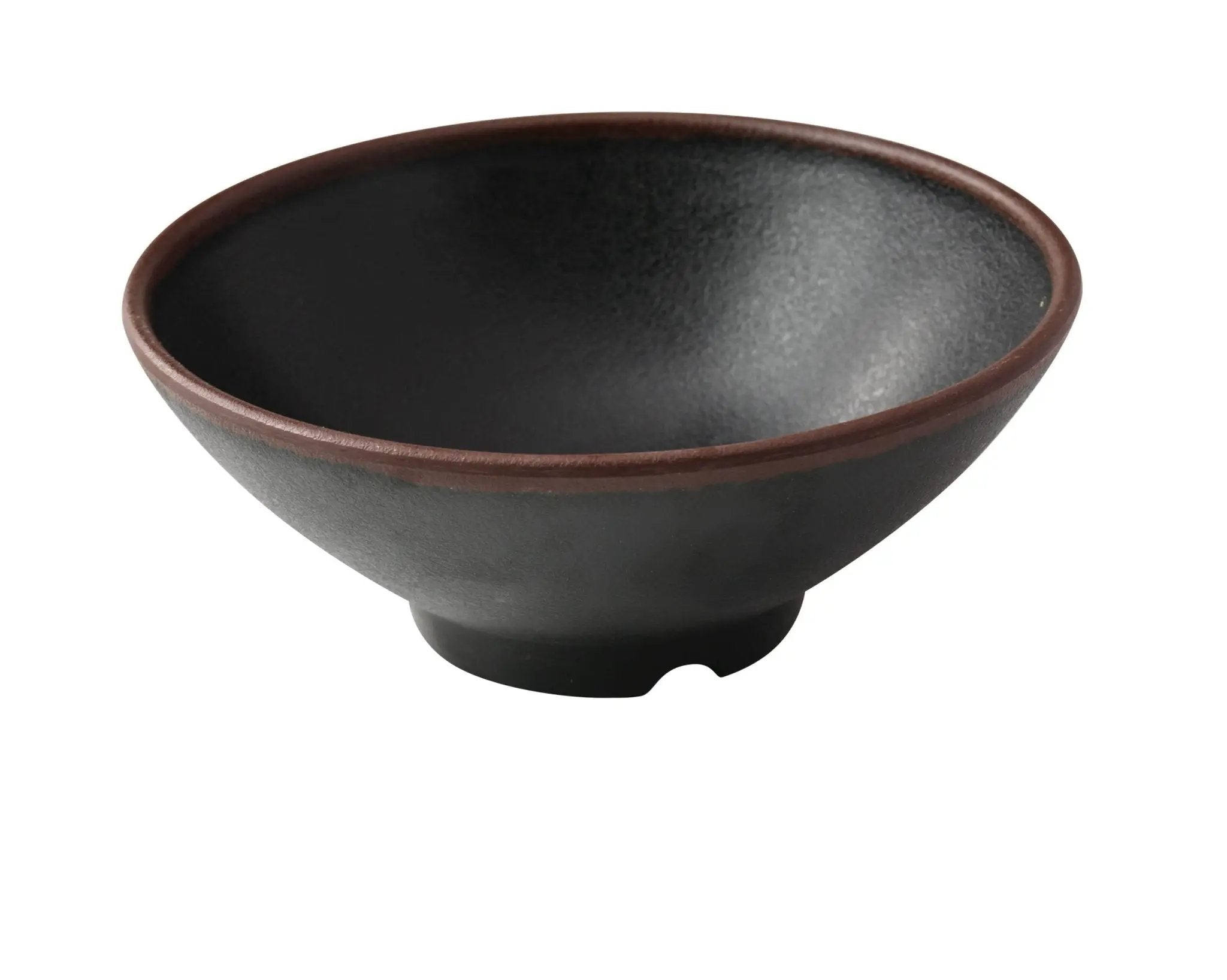 Yanco NA - 607BK Nature Art Melamine 7" X 2 3/4" Ramen Bowl 26 Oz.