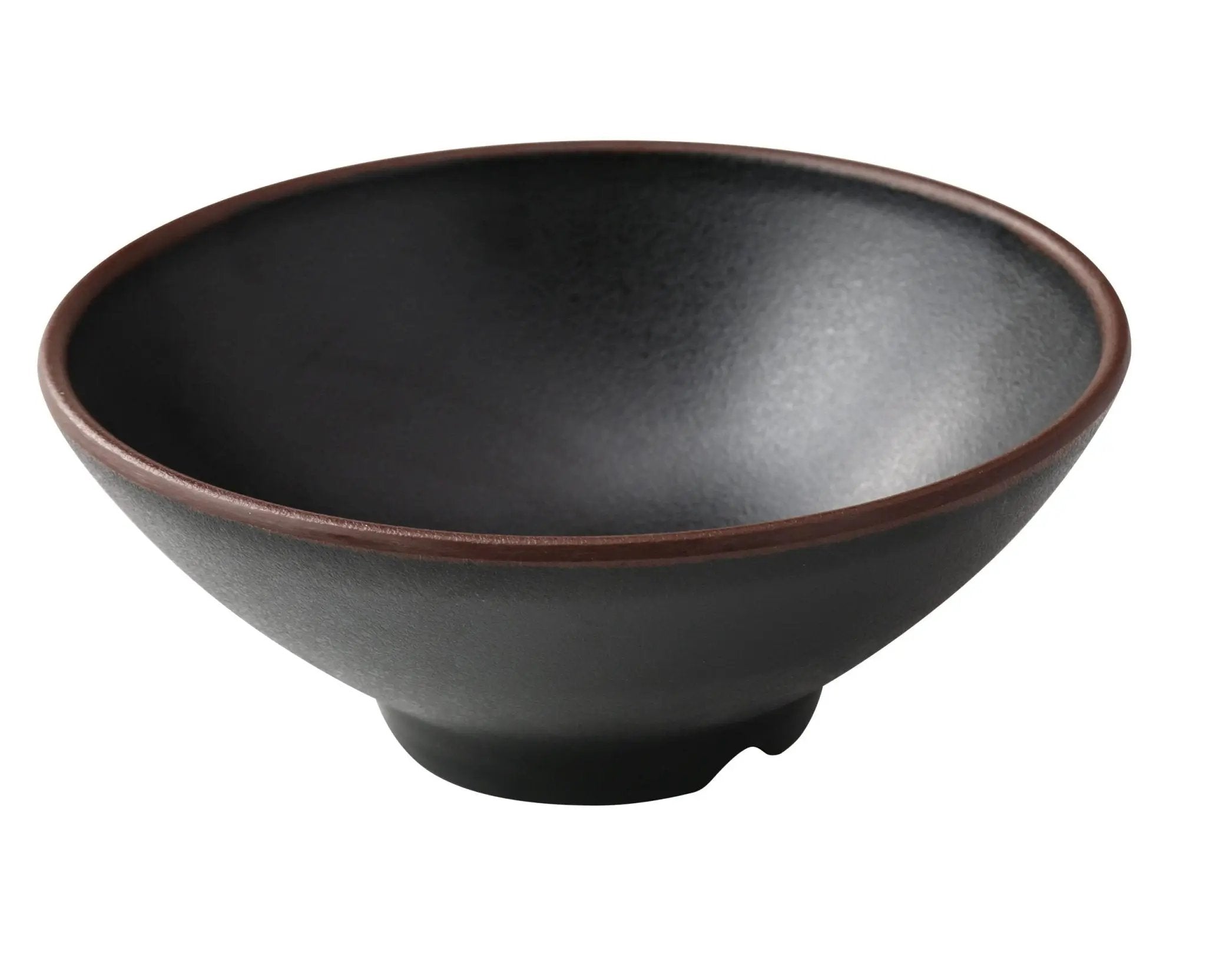 Yanco NA - 609BK Nature Art Melamine 9" X 3 1/2" Ramen Bowl 55 Oz.