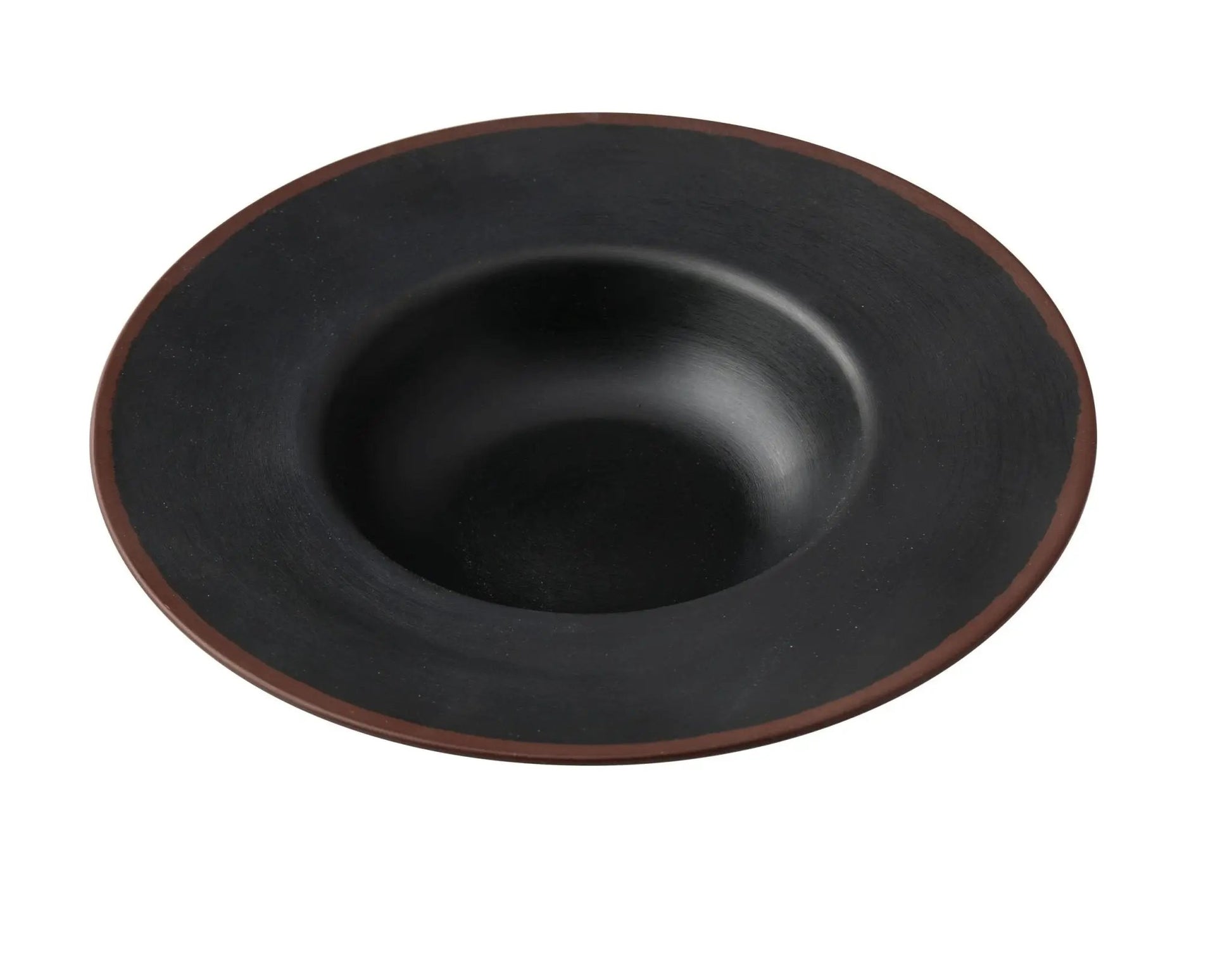 Yanco NA - 710BK Nature Art Melamine 9 - 1/4" x 5" x 1 - 7/8" Dessert Plate 10 Oz.
