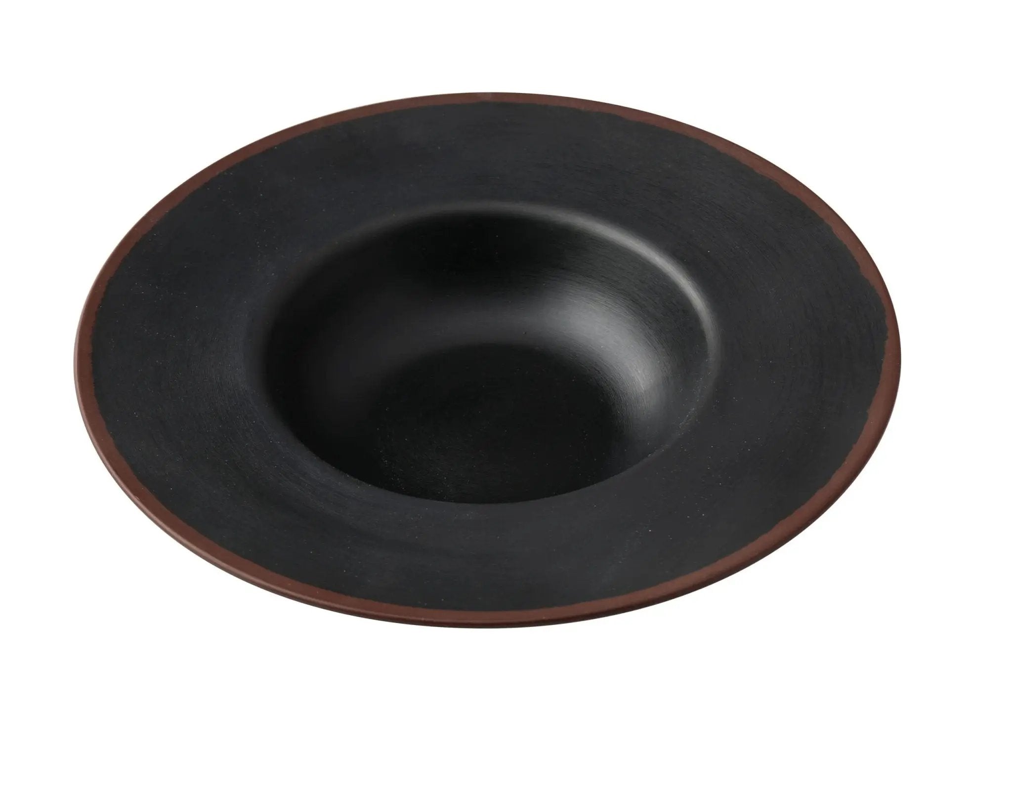 Yanco NA - 710BK Nature Art Melamine 9 - 1/4" x 5" x 1 - 7/8" Dessert Plate 10 Oz.