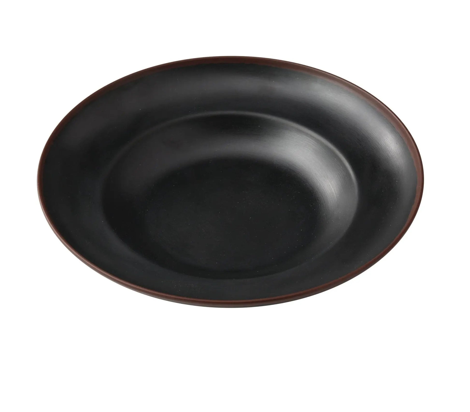 Yanco NA - 810BK Nature Art Melamine 10 - 3/4" x 7" x 2 - 1/4" MEDITERREAN PASTA BOWL 12 oz.