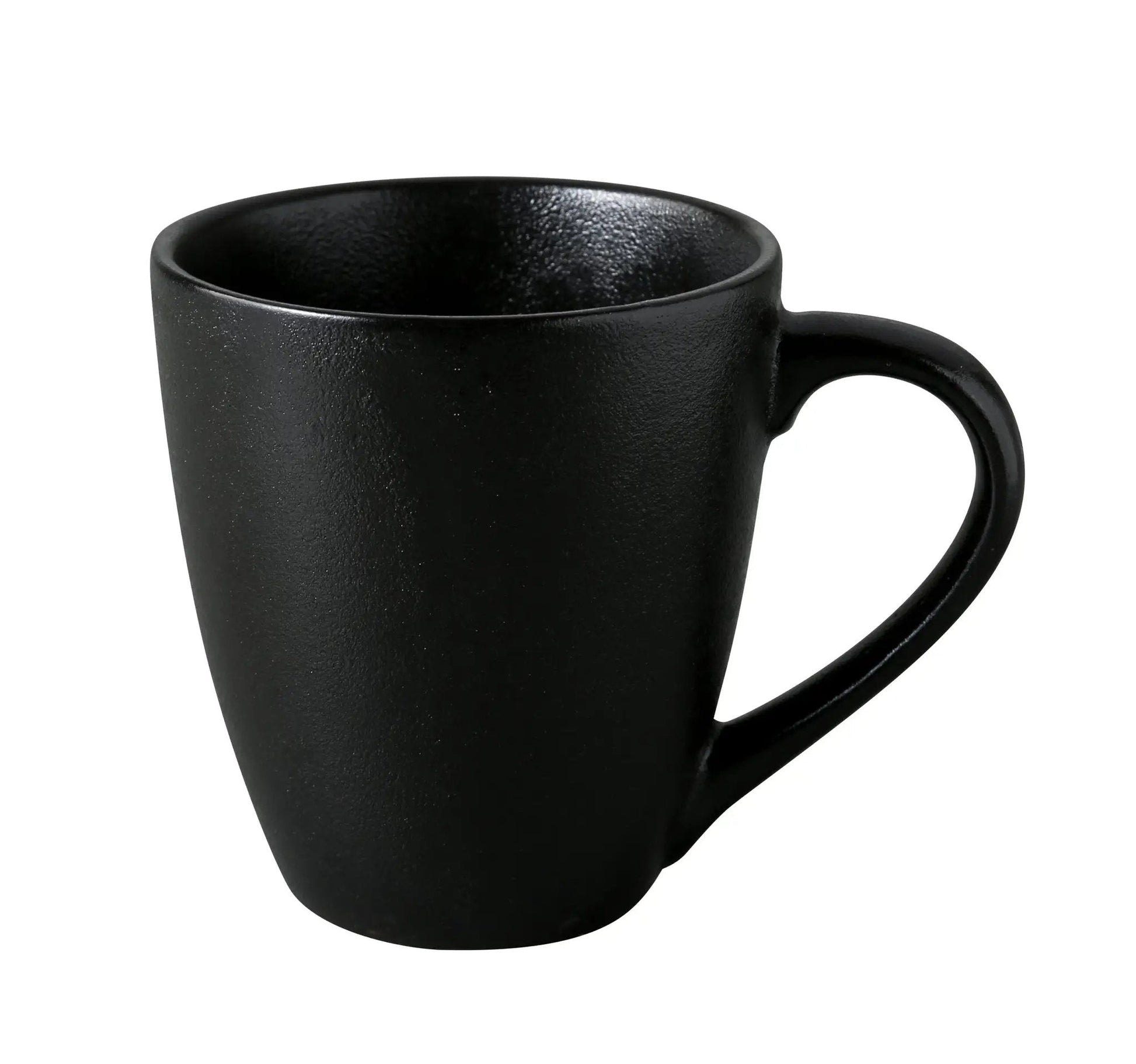 Yanco NB-012 Noble Black Chinaware 3 5/8" x 4" Mug 12 Oz. by Yanco (yanco-nb-012-noble-black-chinaware-3-5-8-x-4-mug-12-oz)