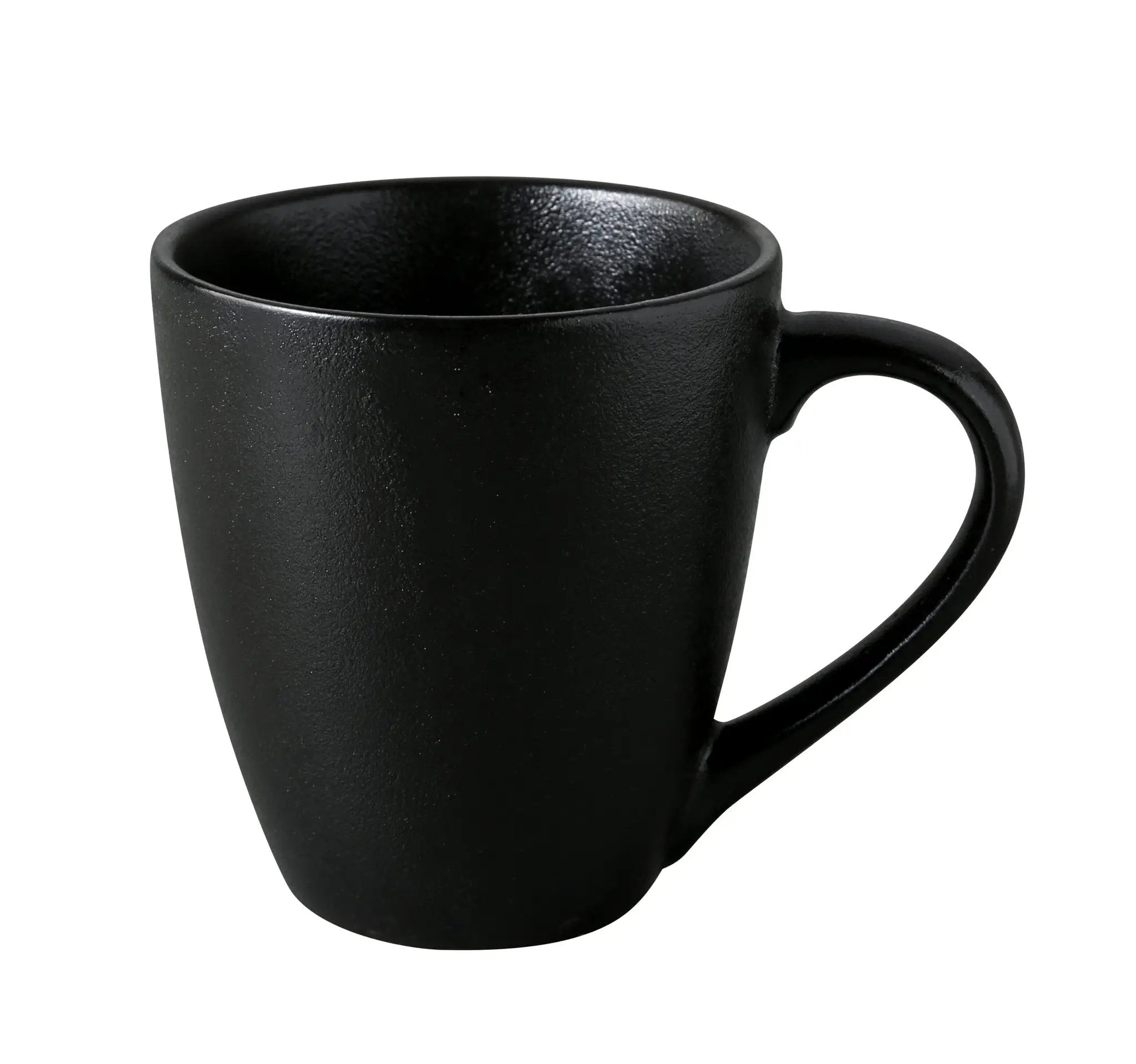 Yanco NB-012 Noble Black Chinaware 3 5/8" x 4" Mug 12 Oz. by Yanco (yanco-nb-012-noble-black-chinaware-3-5-8-x-4-mug-12-oz)