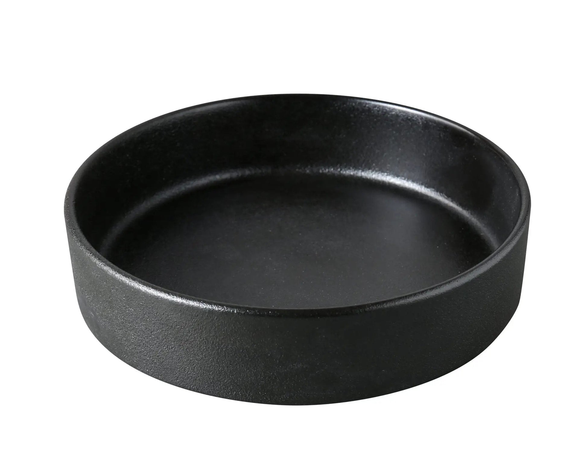 Yanco NB-506 Noble Black Chinaware 6 1/8" X 1 3/4" Round Bowl 16 Oz. Product Image