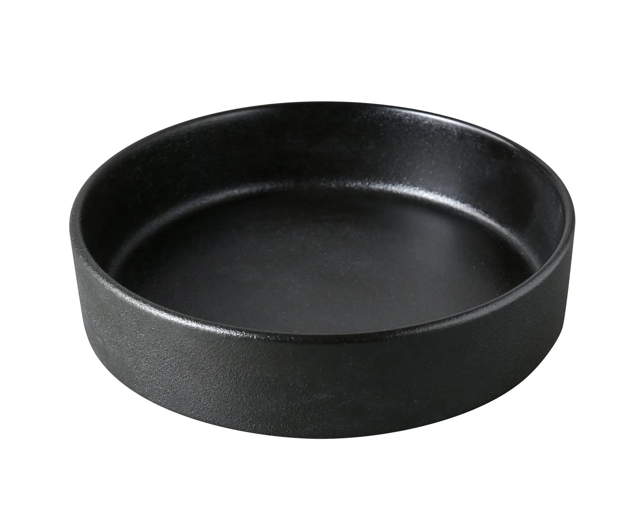 Yanco NB-506 Noble Black Chinaware 6 1/8" X 1 3/4" Round Bowl 16 Oz. Product Image