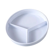Yanco NS - 608 - 1W Nessico Melamine 8 1/4" Deep Divided Server w/Lid White