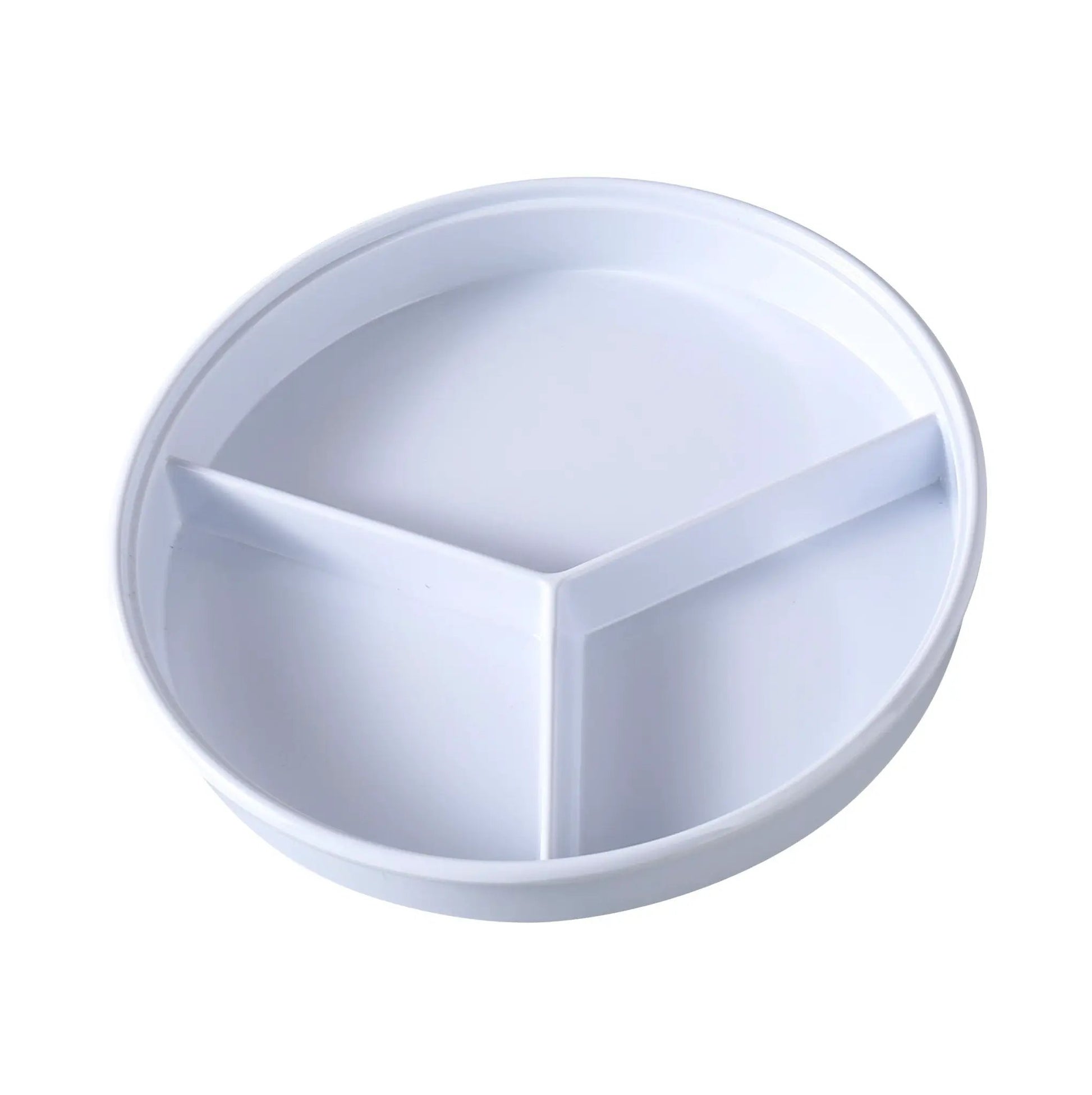 Yanco NS - 608 - 1W Nessico Melamine 8 1/4" Deep Divided Server w/Lid White