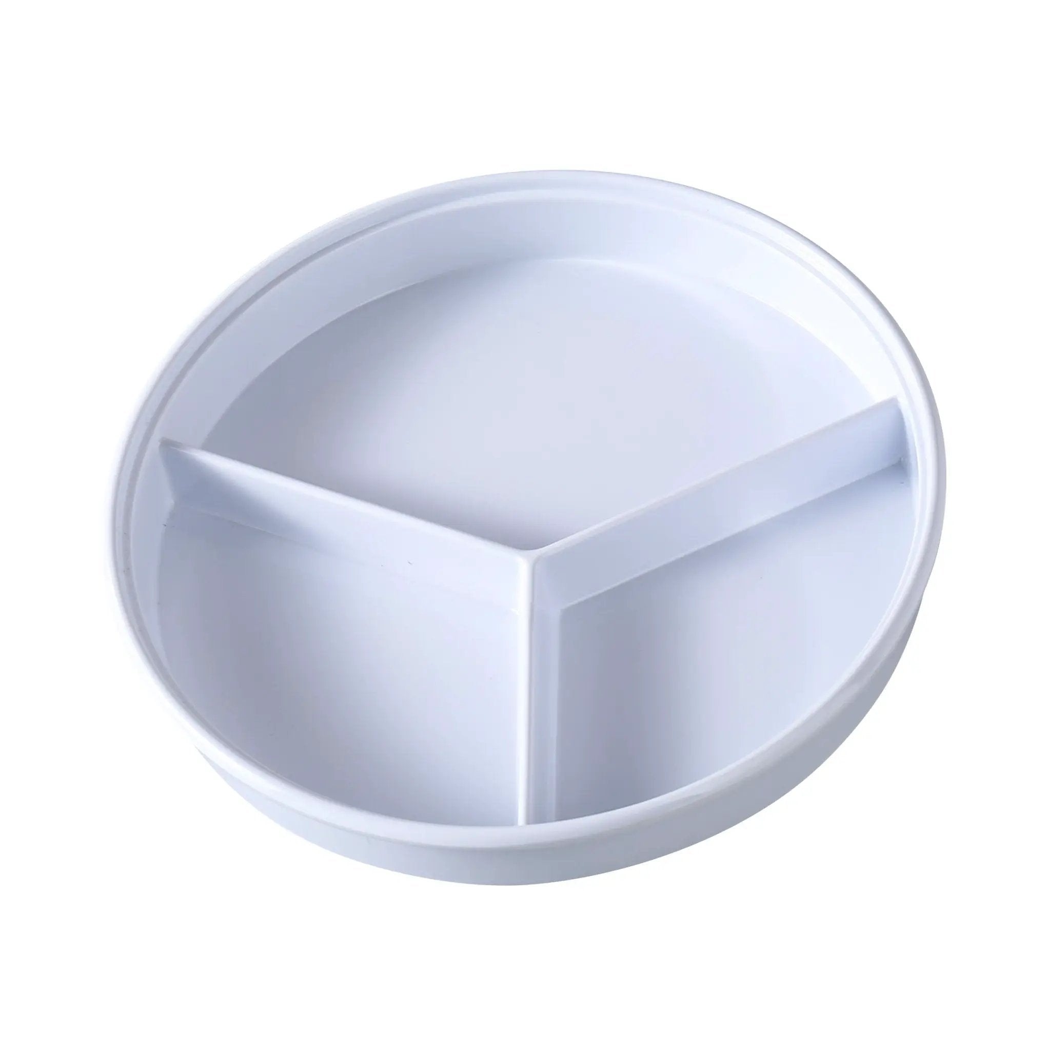 Yanco NS - 608 - 1W Nessico Melamine 8 1/4" Deep Divided Server w/Lid White