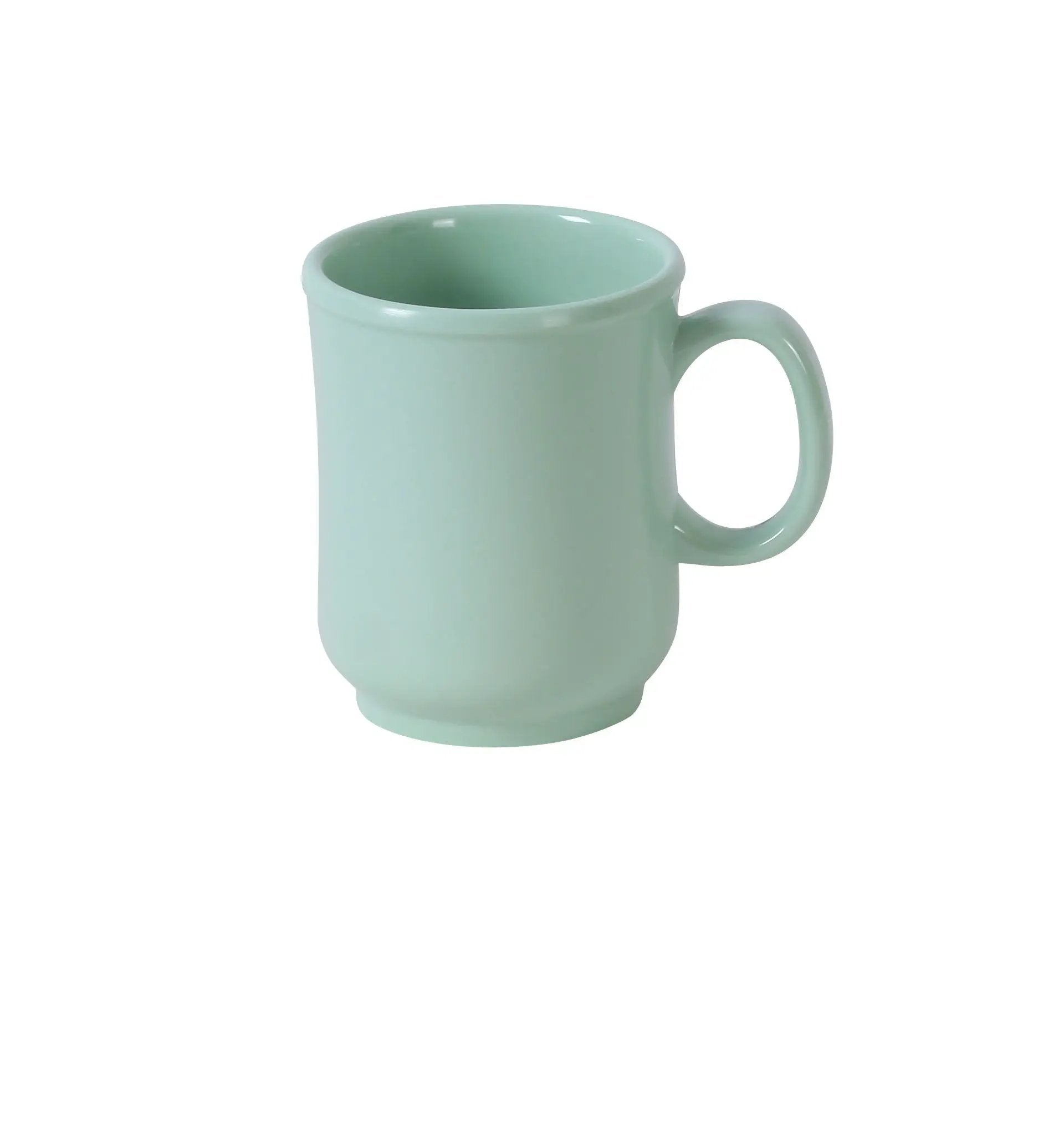 Yanco NS - 901G Nessico Melamine 3" X 3 5/8"H Bulbous Mug 8 Oz. Green