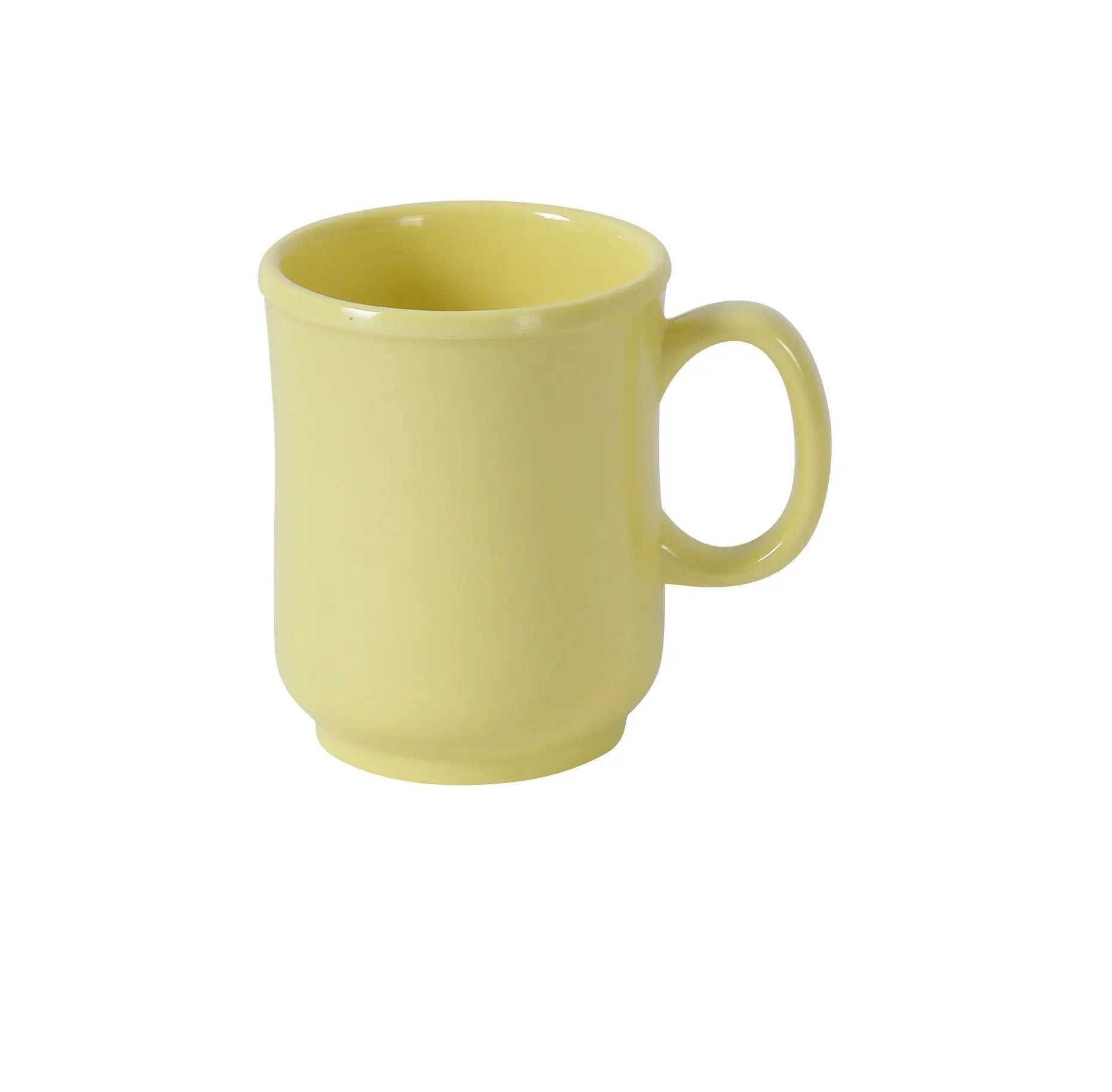 Yanco NS - 901Y Nessico Melamine 3" X 3 5/8"H Bulbous Mug 8 Oz. Yellow